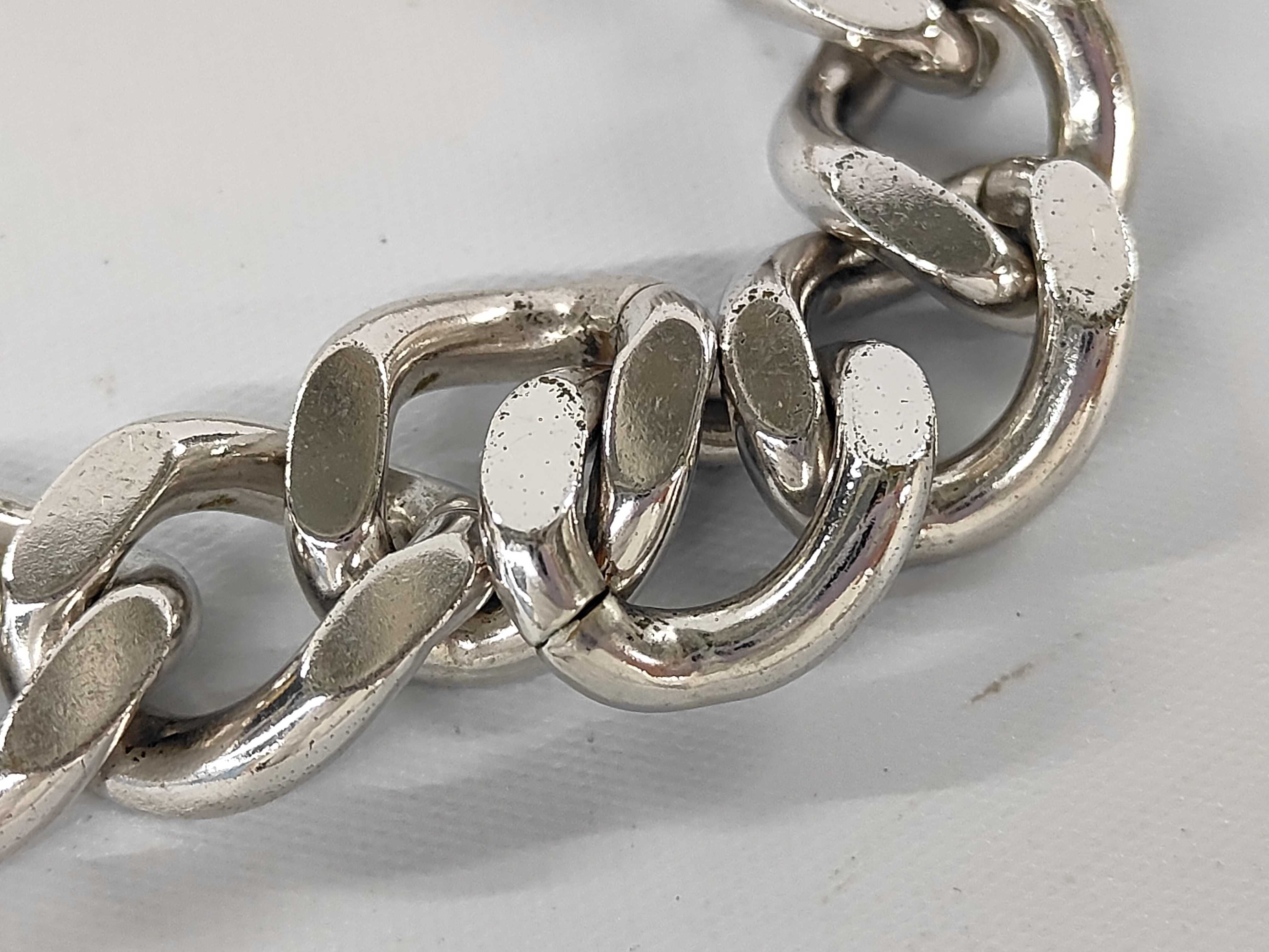 necklace, silver chain necklace — view 4