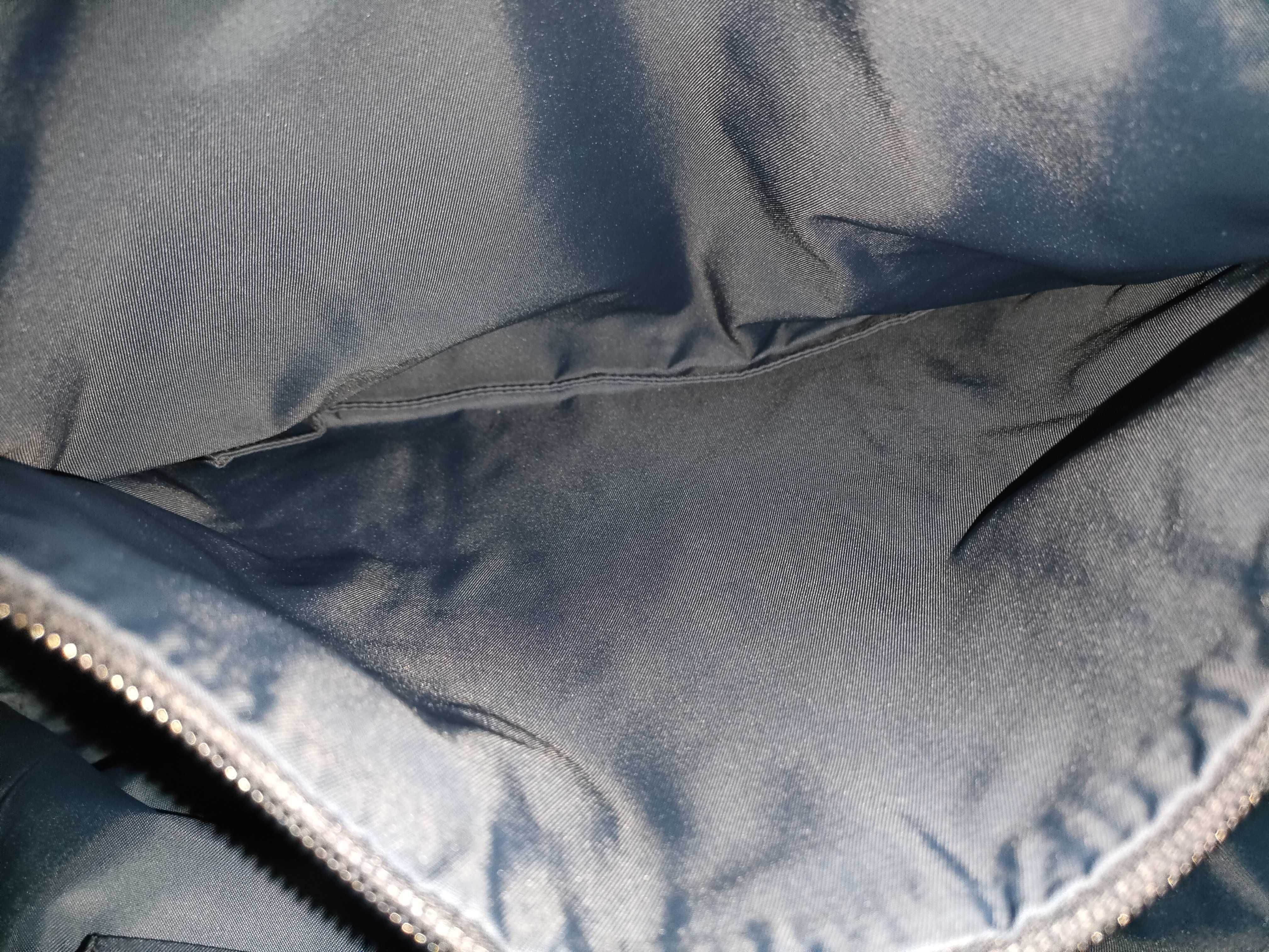 387068 GG Nylon Tote Bag Leather Blue Tote Bag — view 11