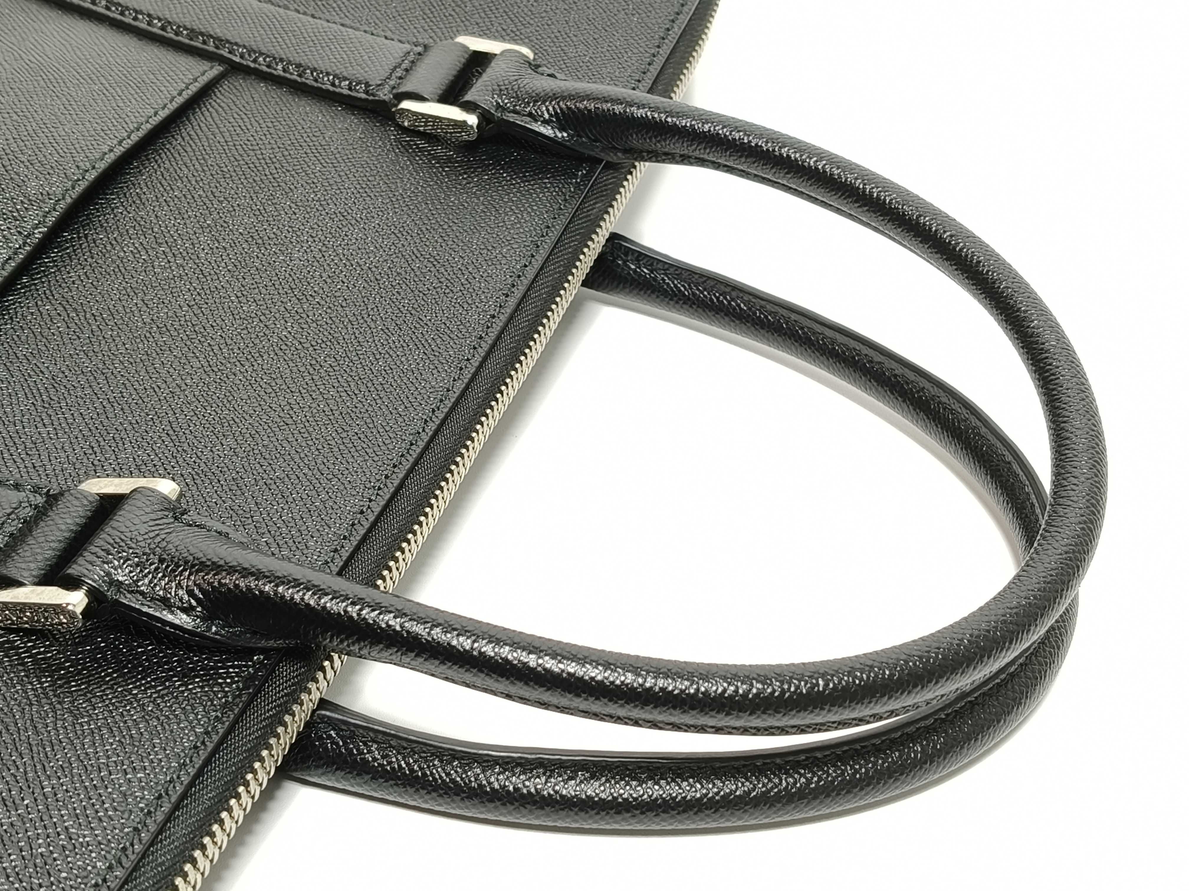 Bulgari Man Business Bag Black IC Business Bag — view 3