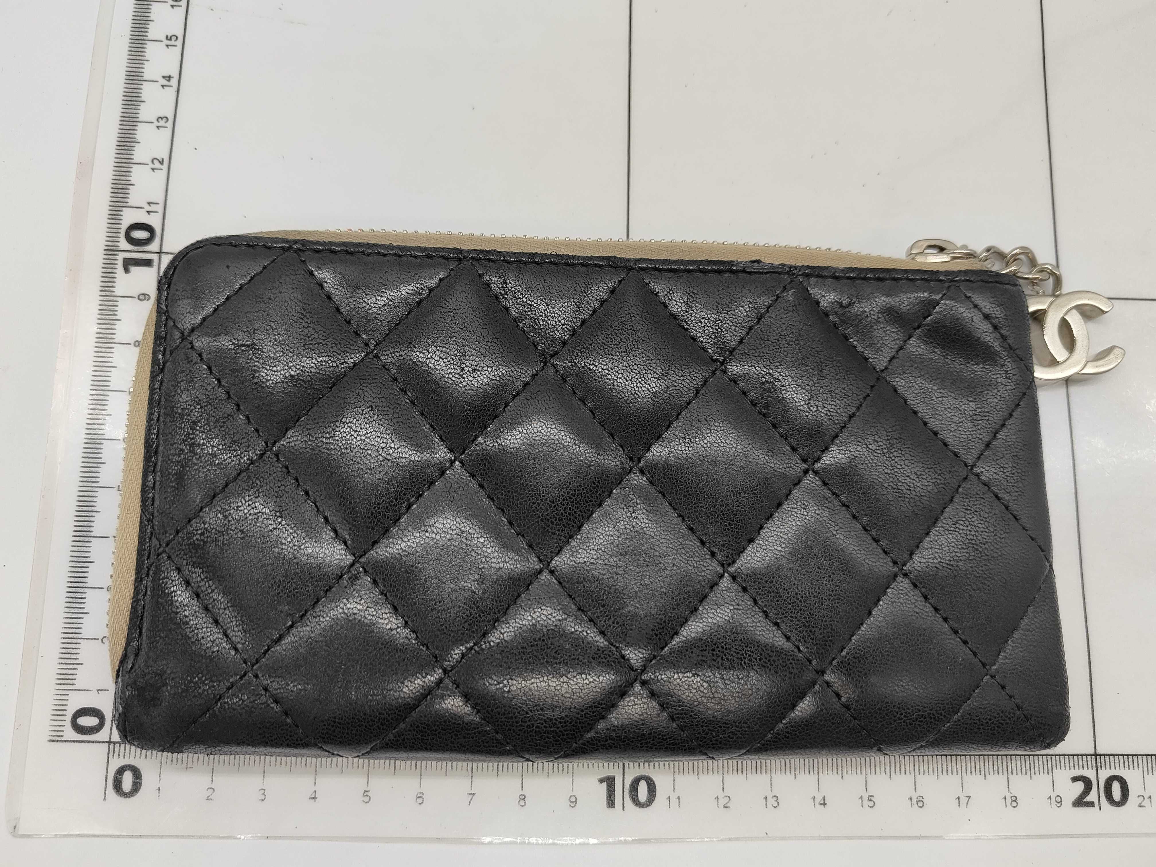 Matelassé Wallet, Black — view 2