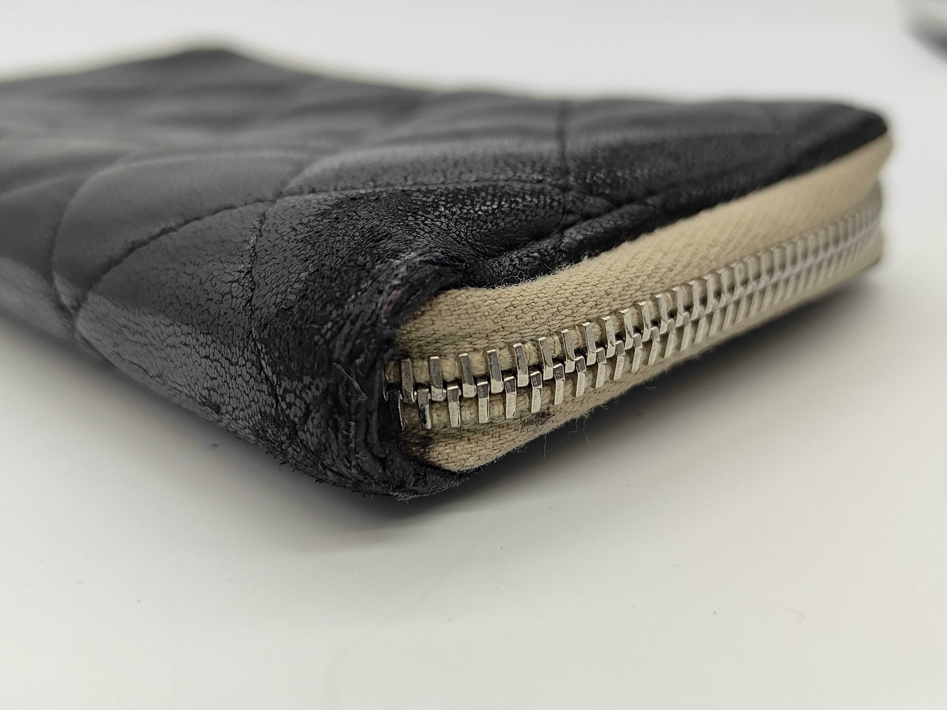 Matelassé Wallet, Black — view 4