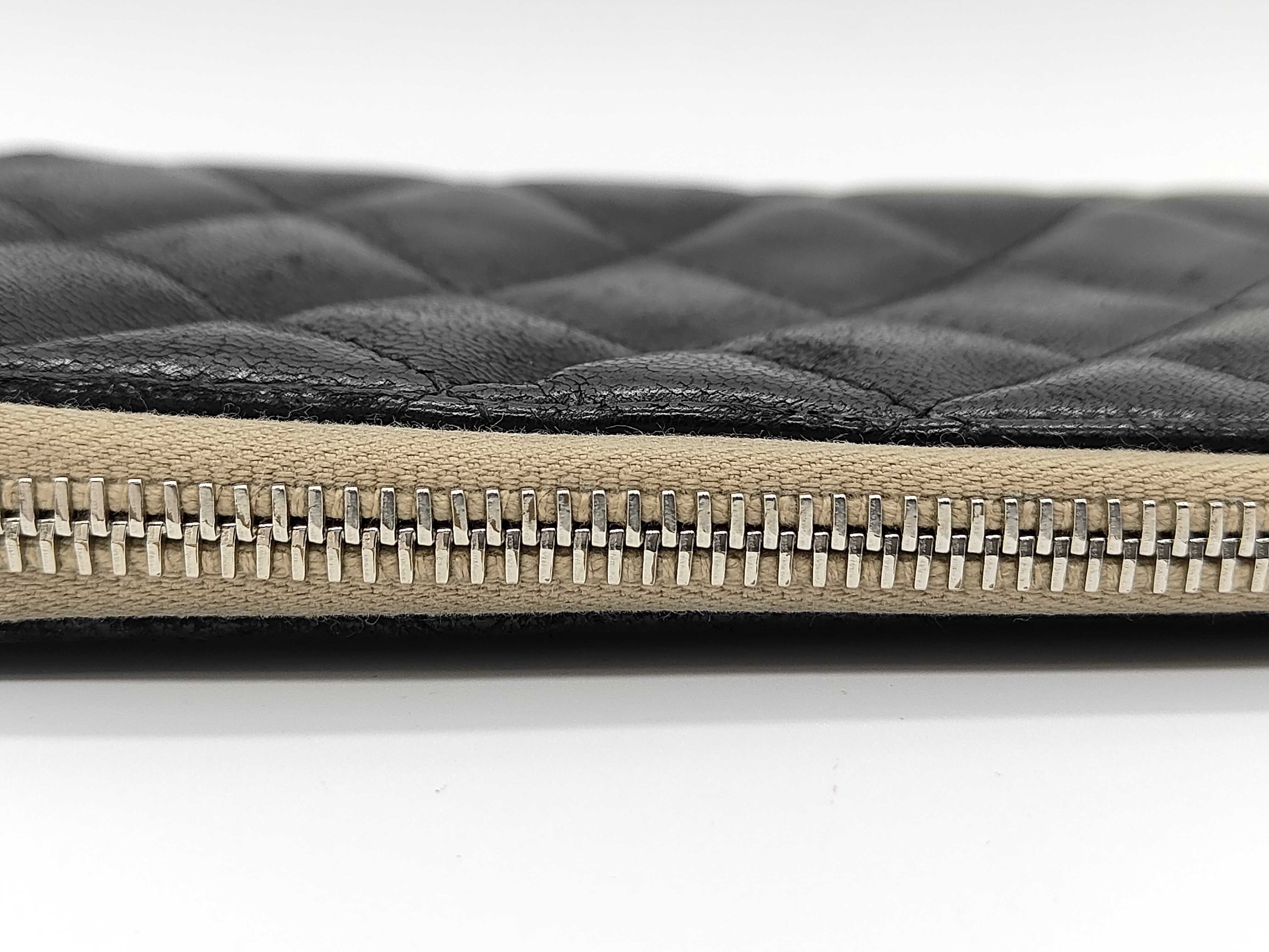 Matelassé Wallet, Black — view 8