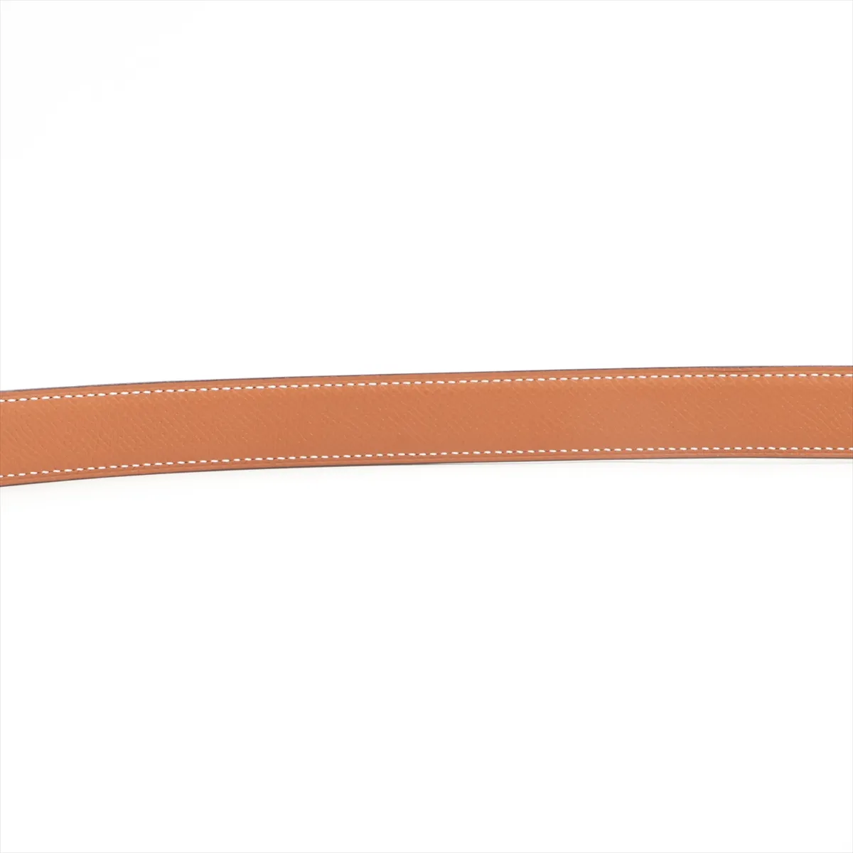 H Belt D:2019 Belt 85 Leather Black x Gold Hole Spread — view 4