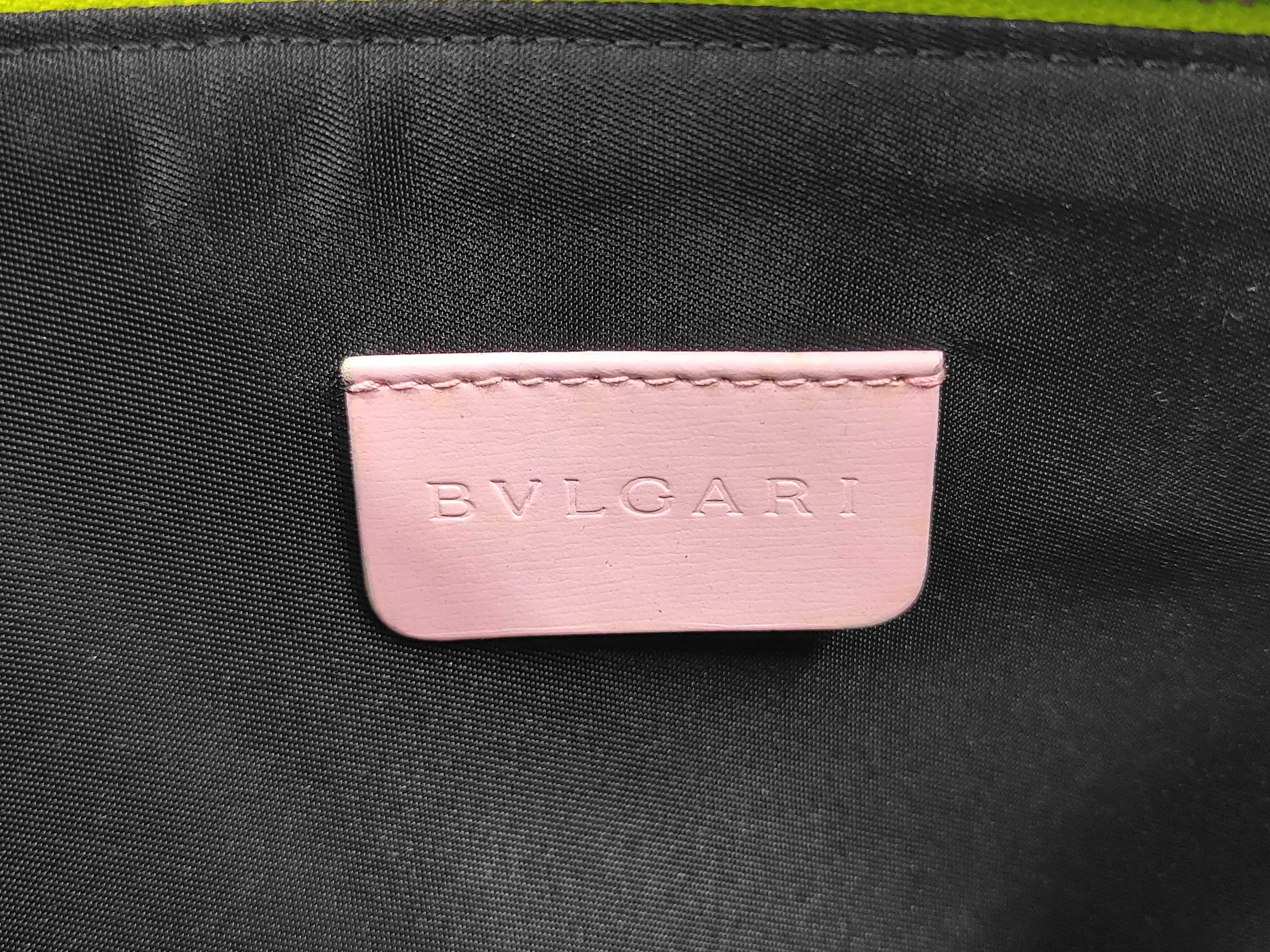Bulgari Nylon Pouch Green Shoulder Bag — view 9