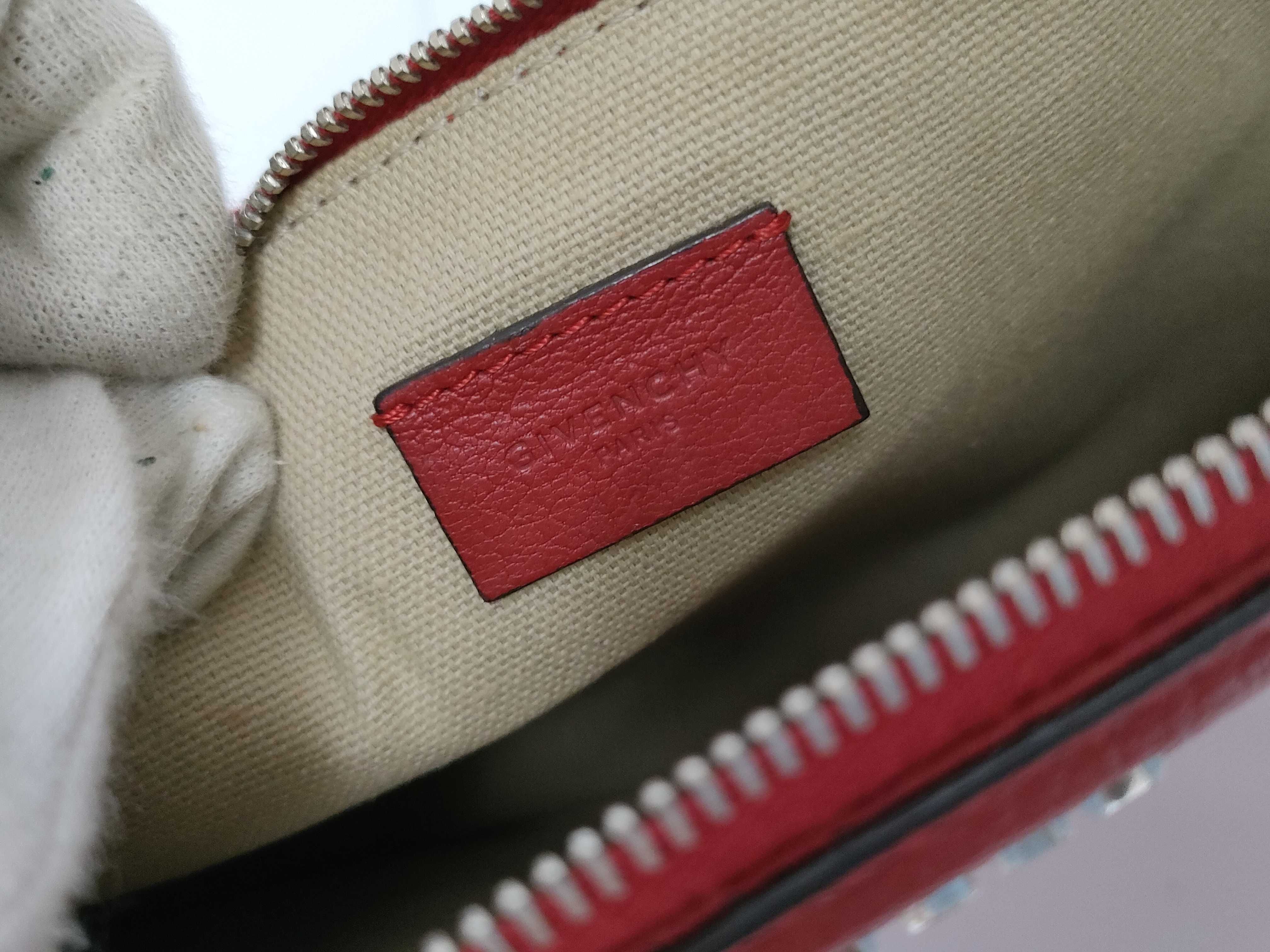 Antigona Medium Clutch Bag Red (Second Bag) — view 7