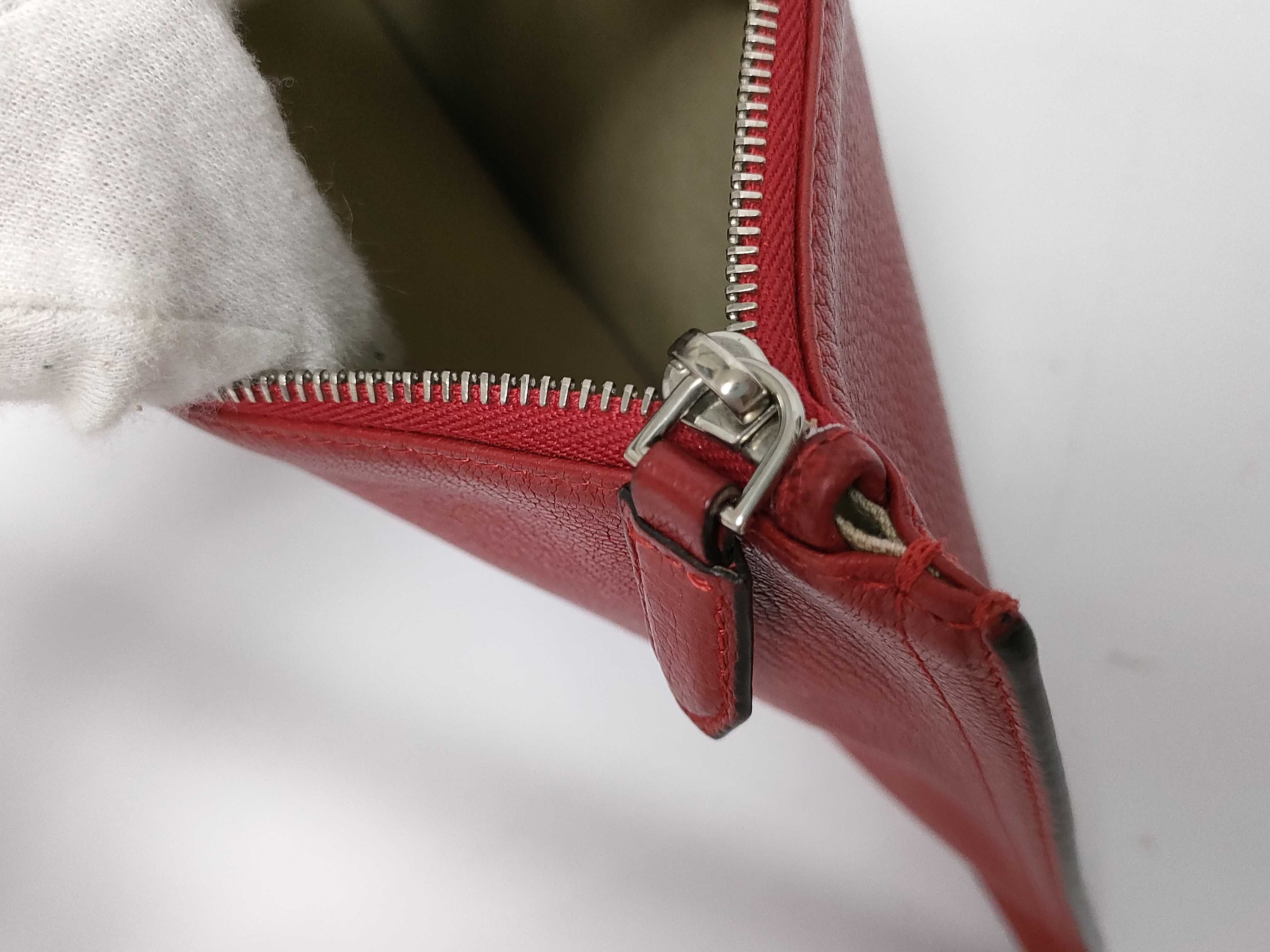 Antigona Medium Clutch Bag Red (Second Bag) — view 9