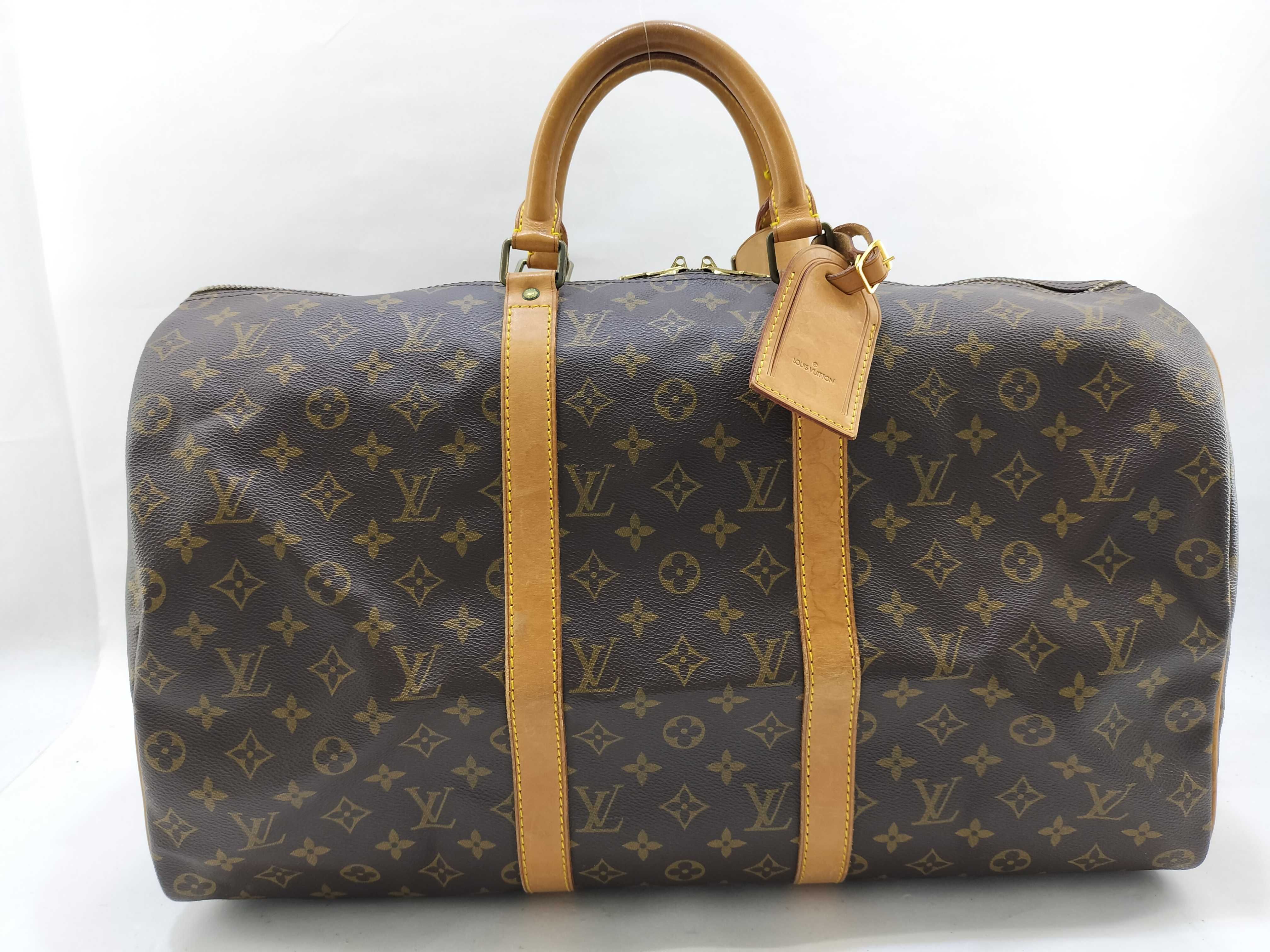 Monogram Louis Vuitton Keepall Boston Bag
