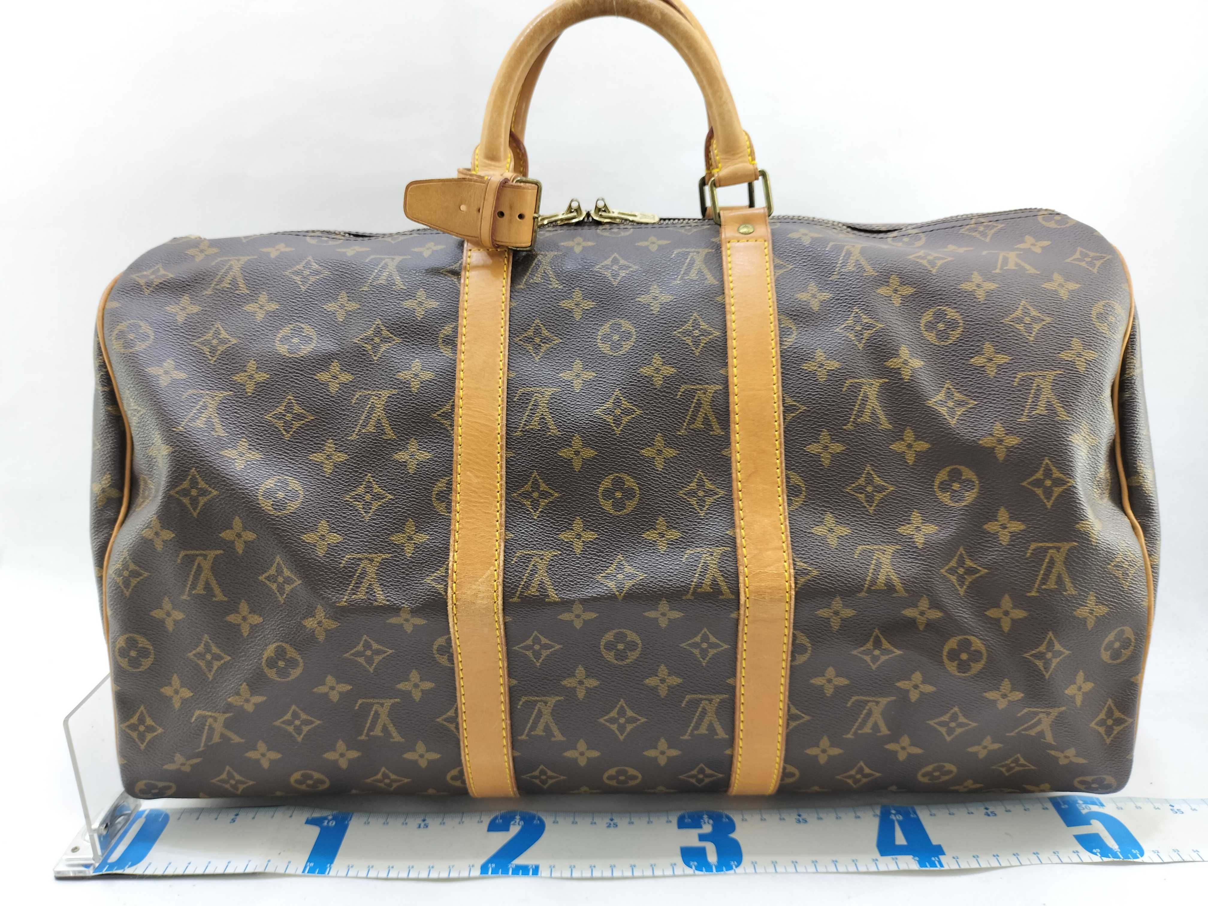 Monogram Louis Vuitton Keepall Boston Bag — view 2