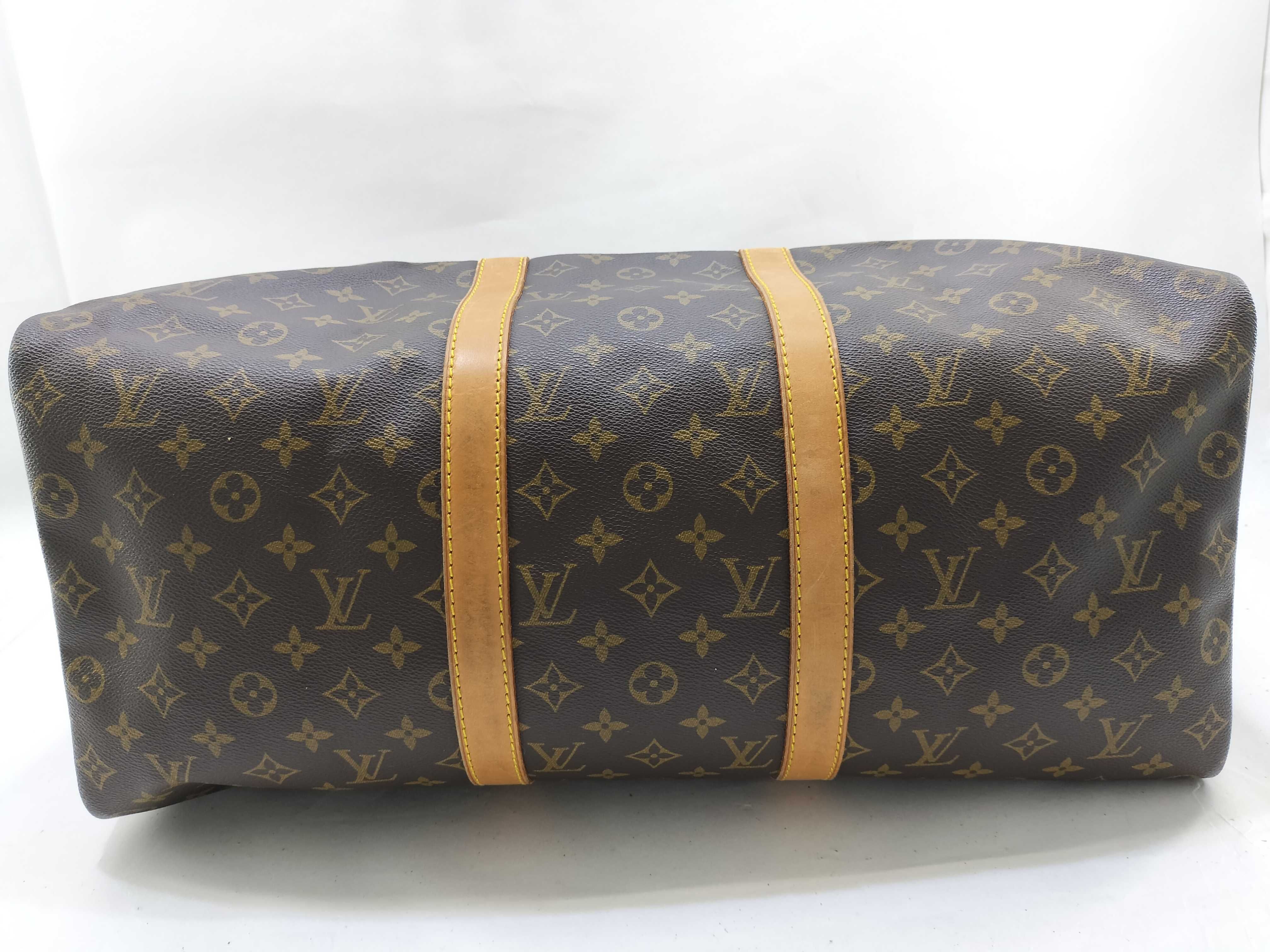 Monogram Louis Vuitton Keepall Boston Bag — view 6