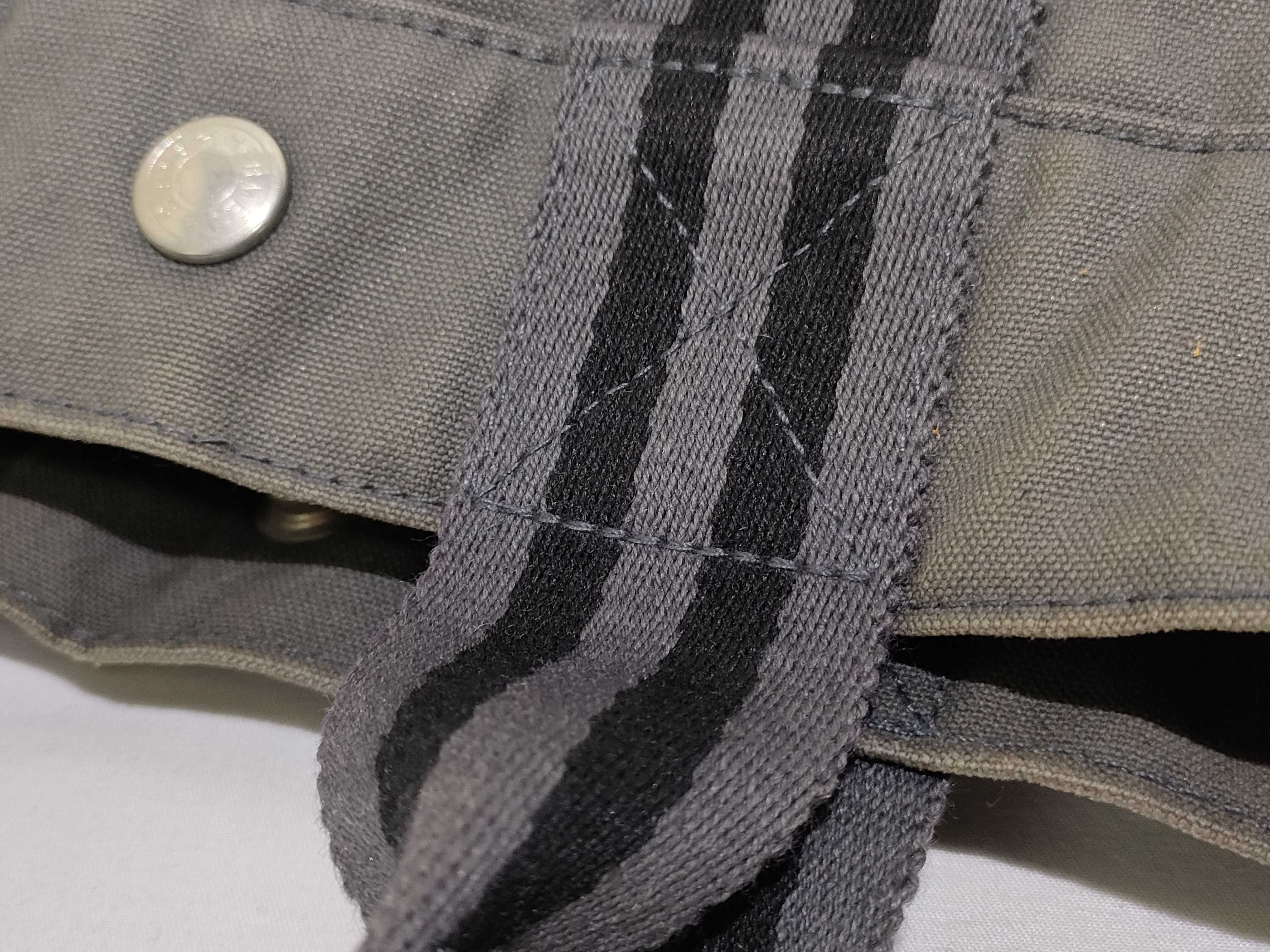 Fourre-Tout Cotton Fourre-Tout PM Tote Bag, Gray, Silver Hardware, Tote Bag — view 5