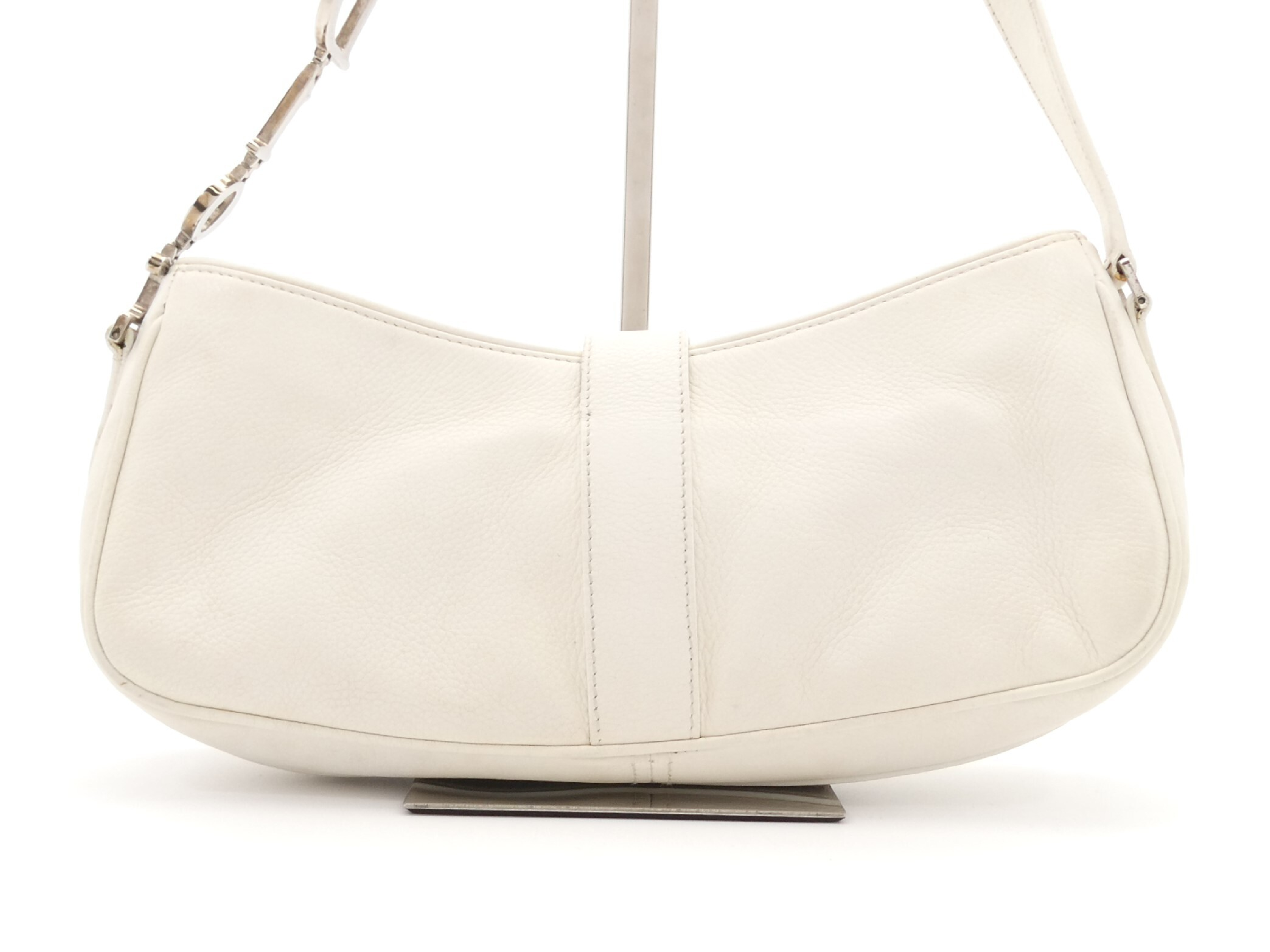 D charm leather shoulder bag — view 2