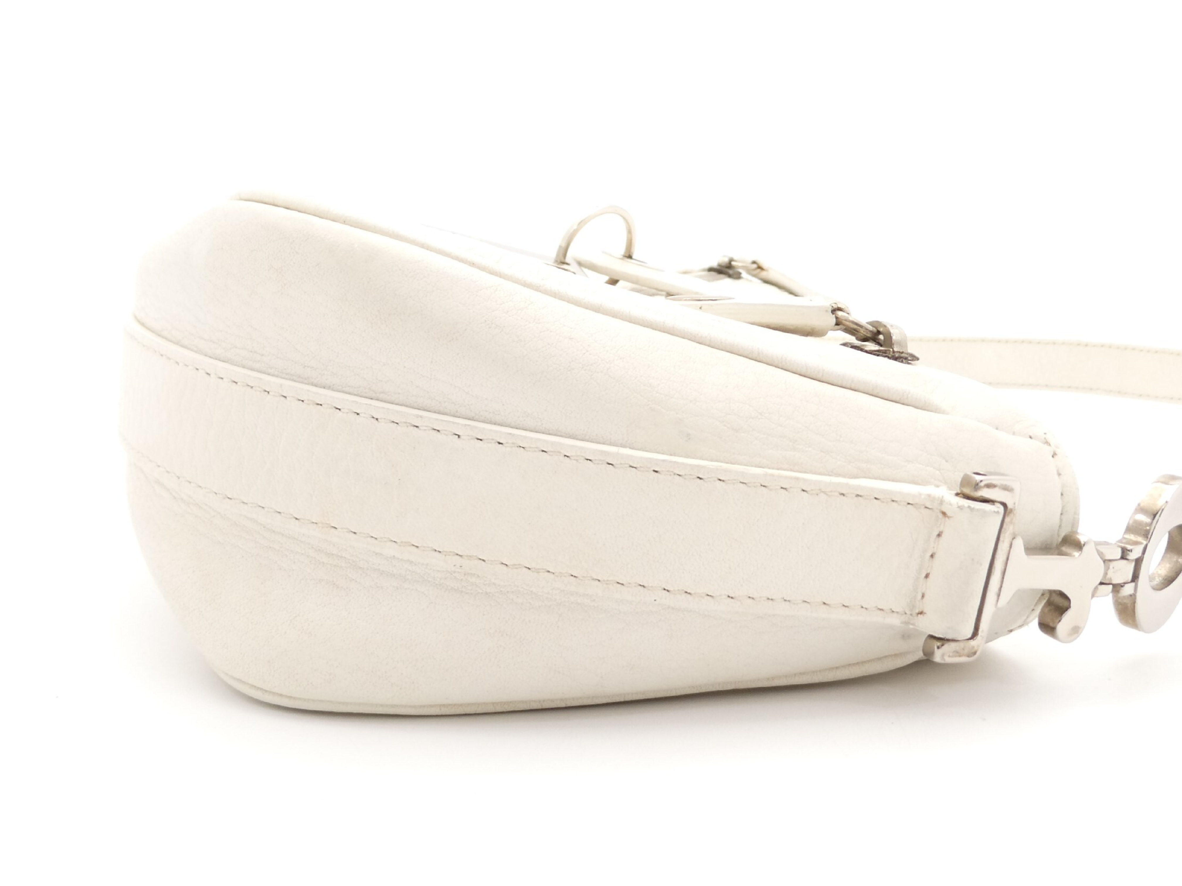 D charm leather shoulder bag — view 4