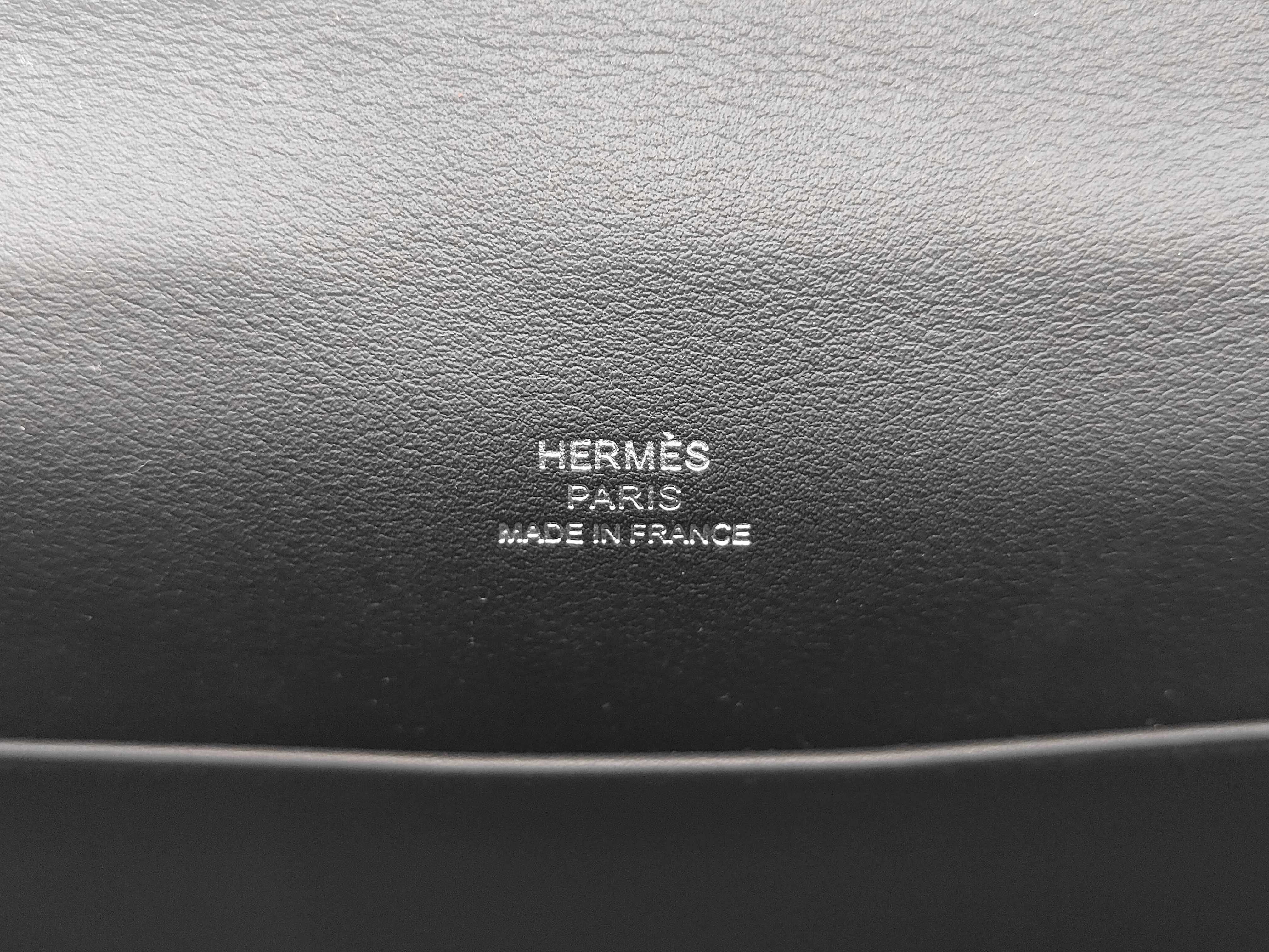 Pochette Kelly, G stamp, 2026 model, Swift leather, black, with dust bag, handbag. — view 11