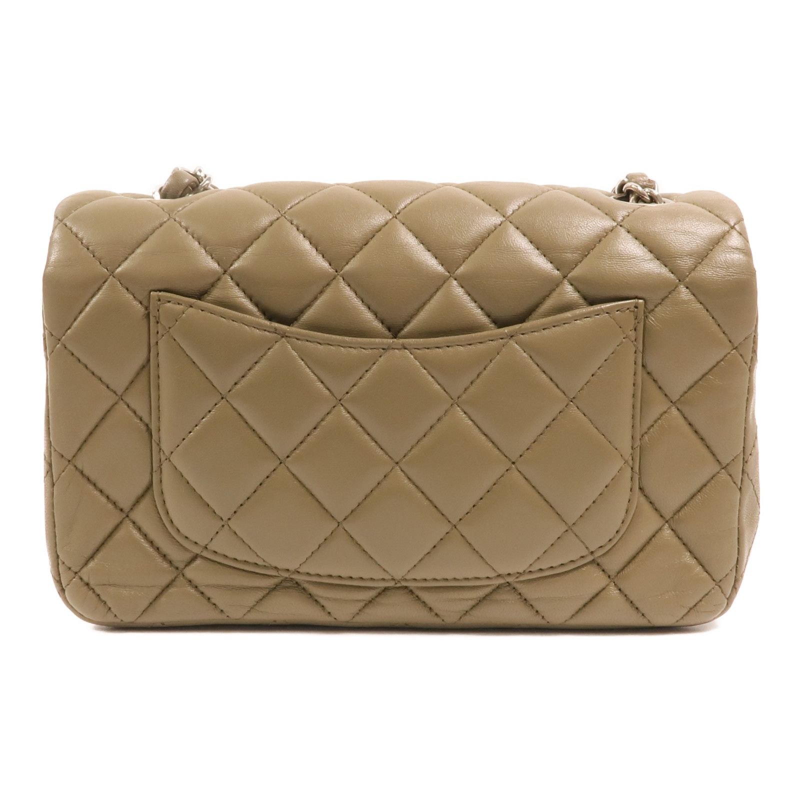Mini Rectangle Classic Quilted Shoulder Bag — view 2