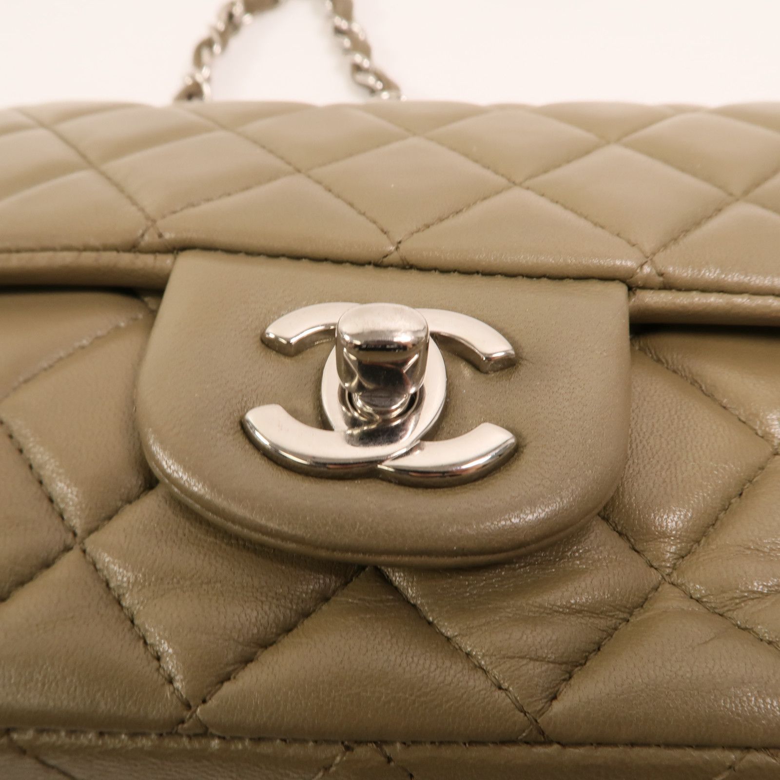 Mini Rectangle Classic Quilted Shoulder Bag — view 11