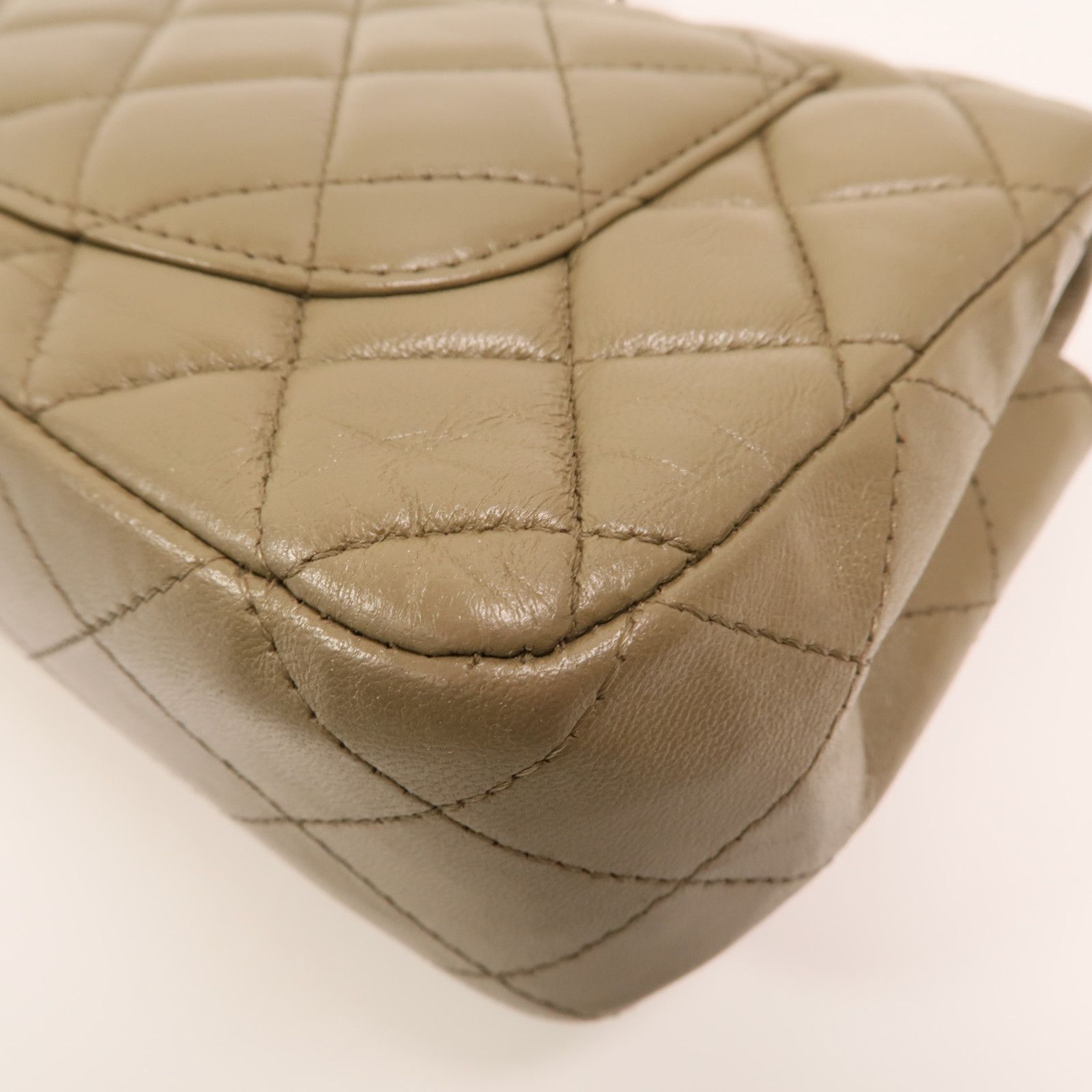 Mini Rectangle Classic Quilted Shoulder Bag — view 14