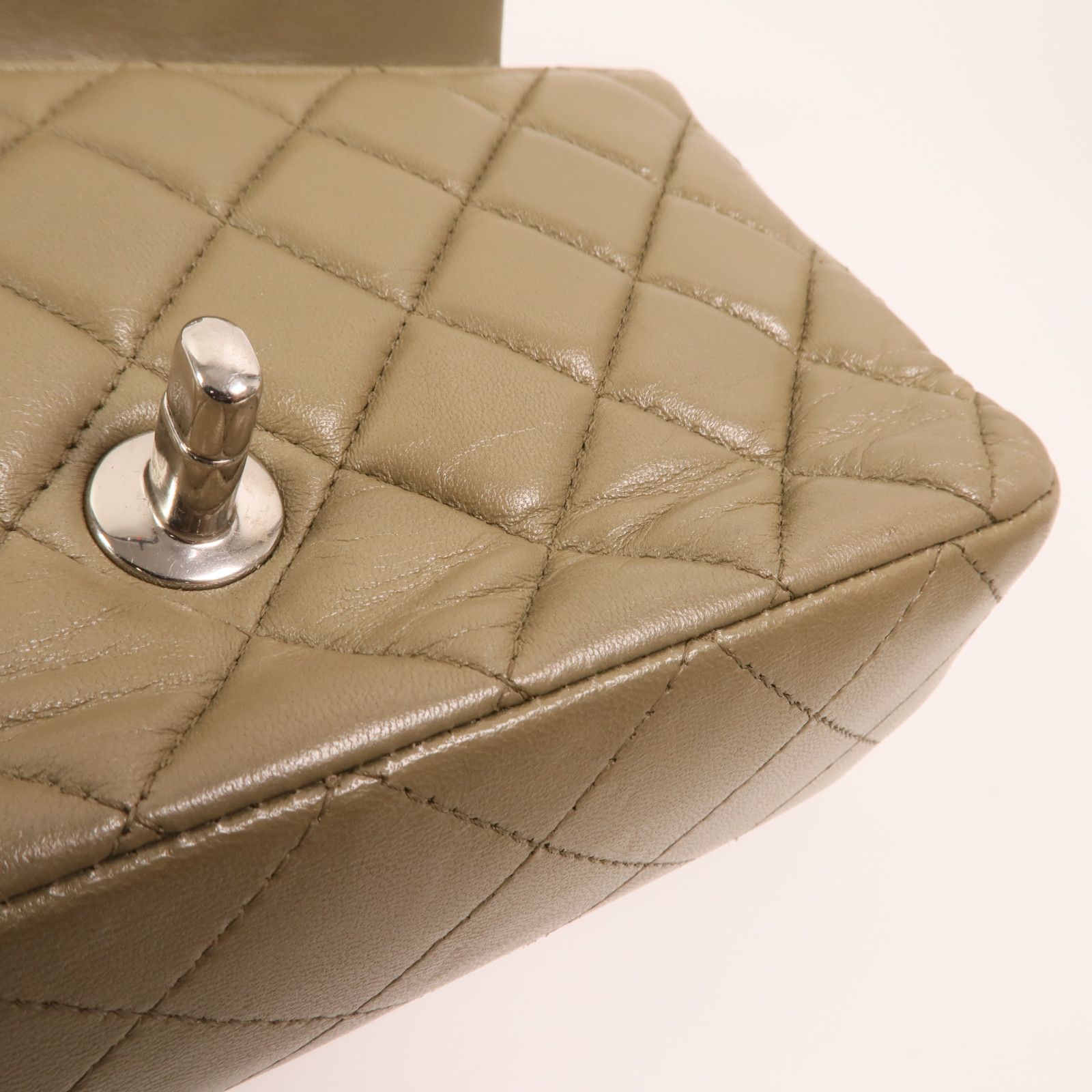 Mini Rectangle Classic Quilted Shoulder Bag — view 17