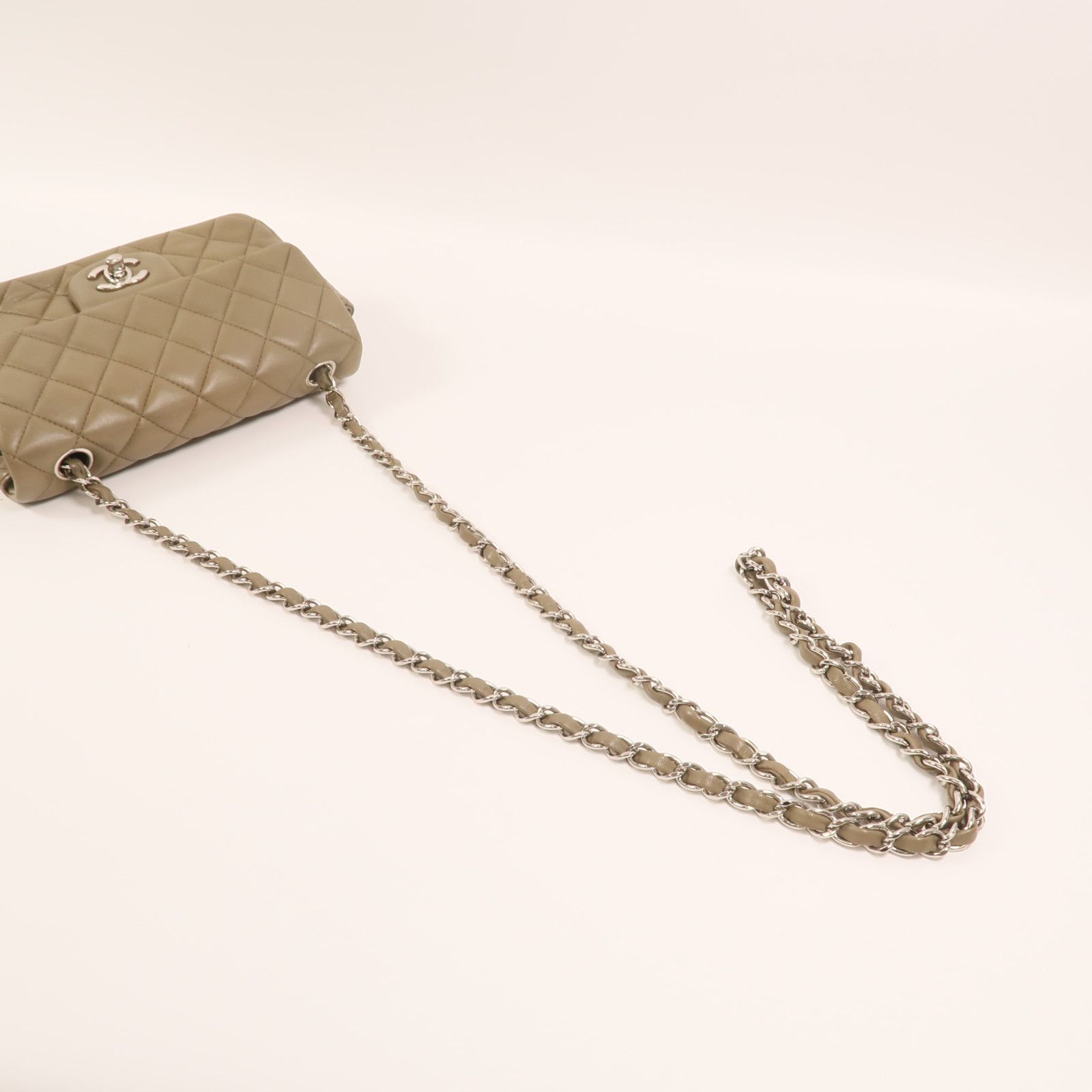 Mini Rectangle Classic Quilted Shoulder Bag — view 8