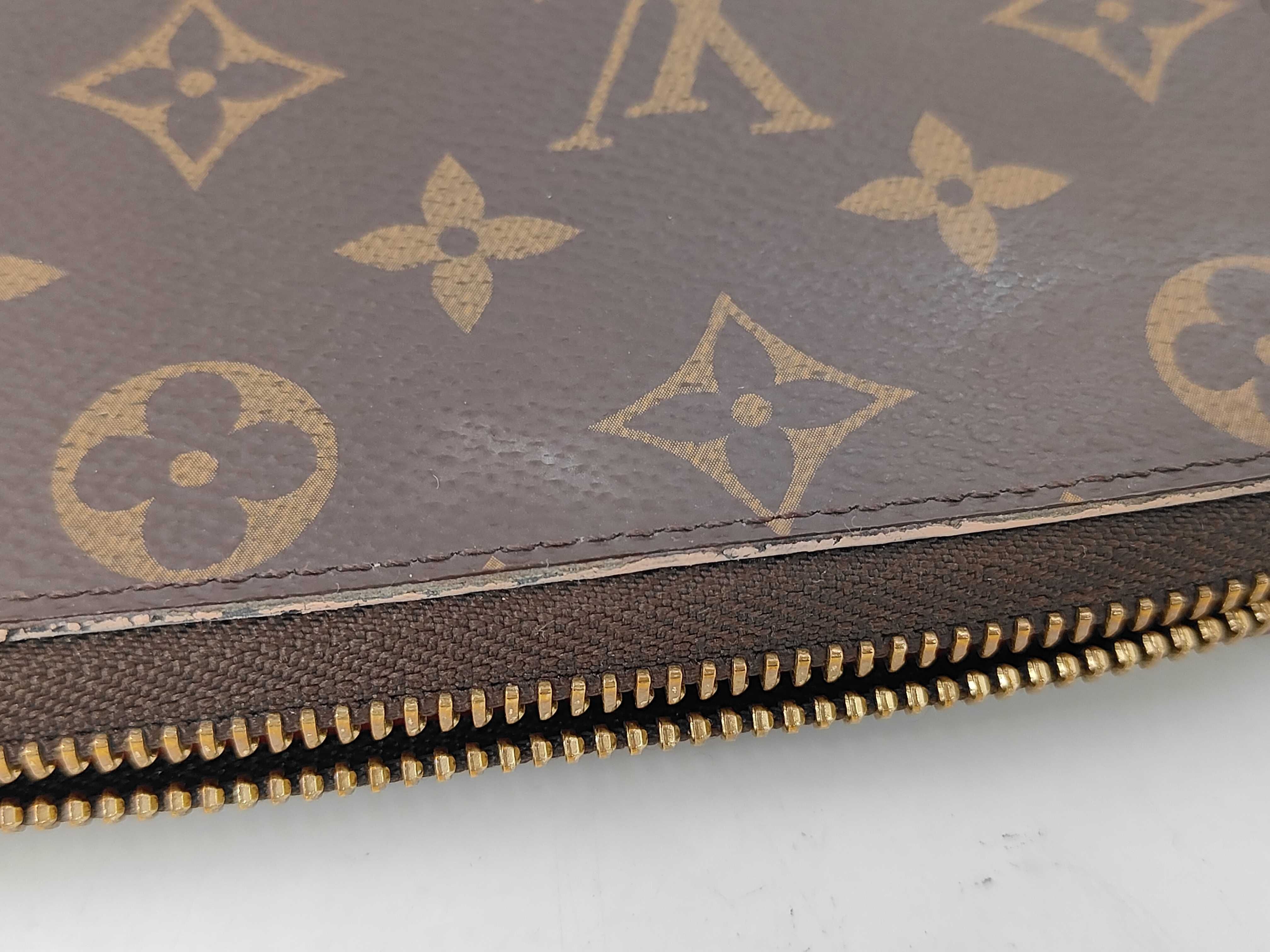 Monogram Portefeuille Clemence M64201 Hot Pink Round Zip Wallet — view 10