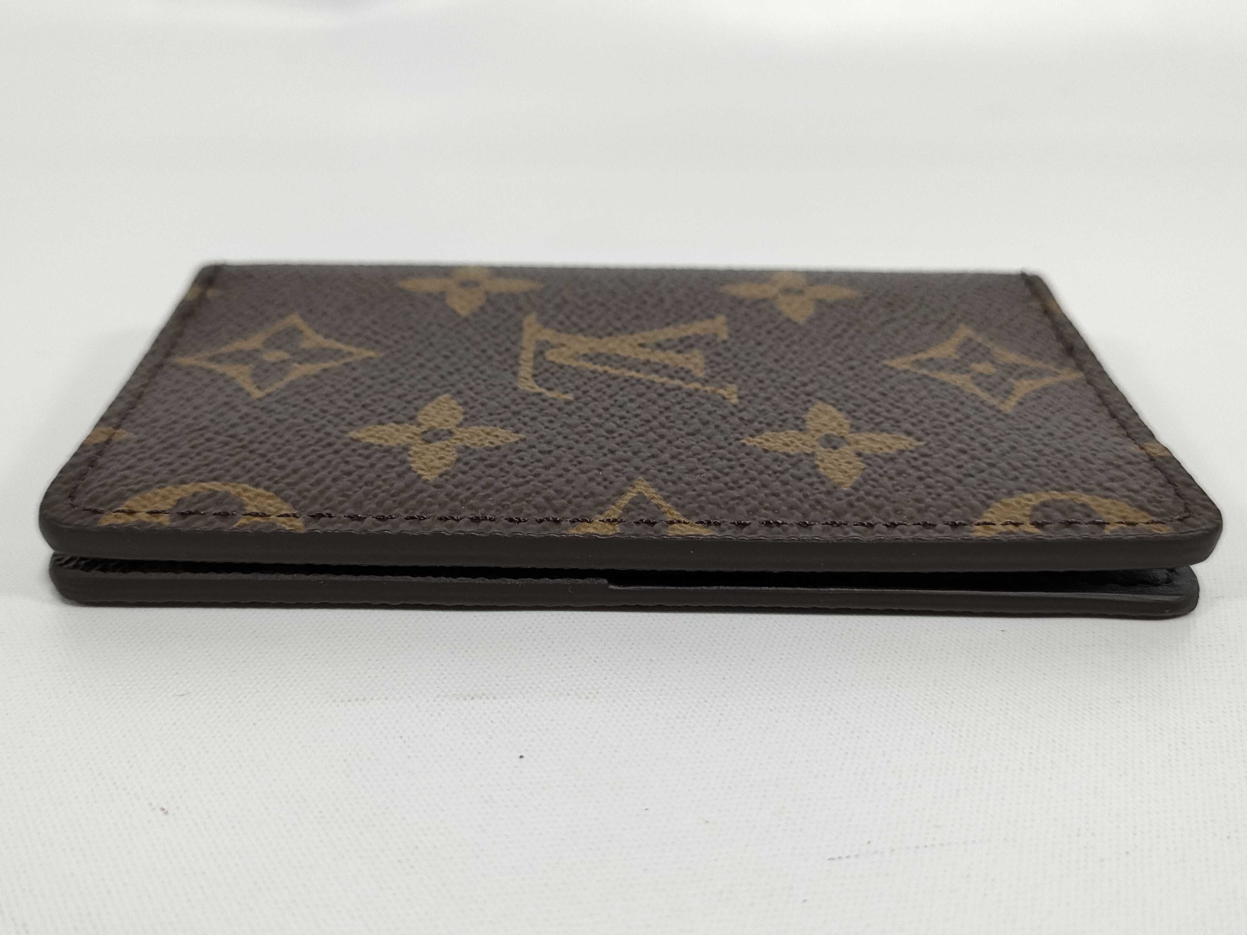 Monogram Macassar Organizer de Poche NOT FOR SALE (Engraved) Card Case — view 7