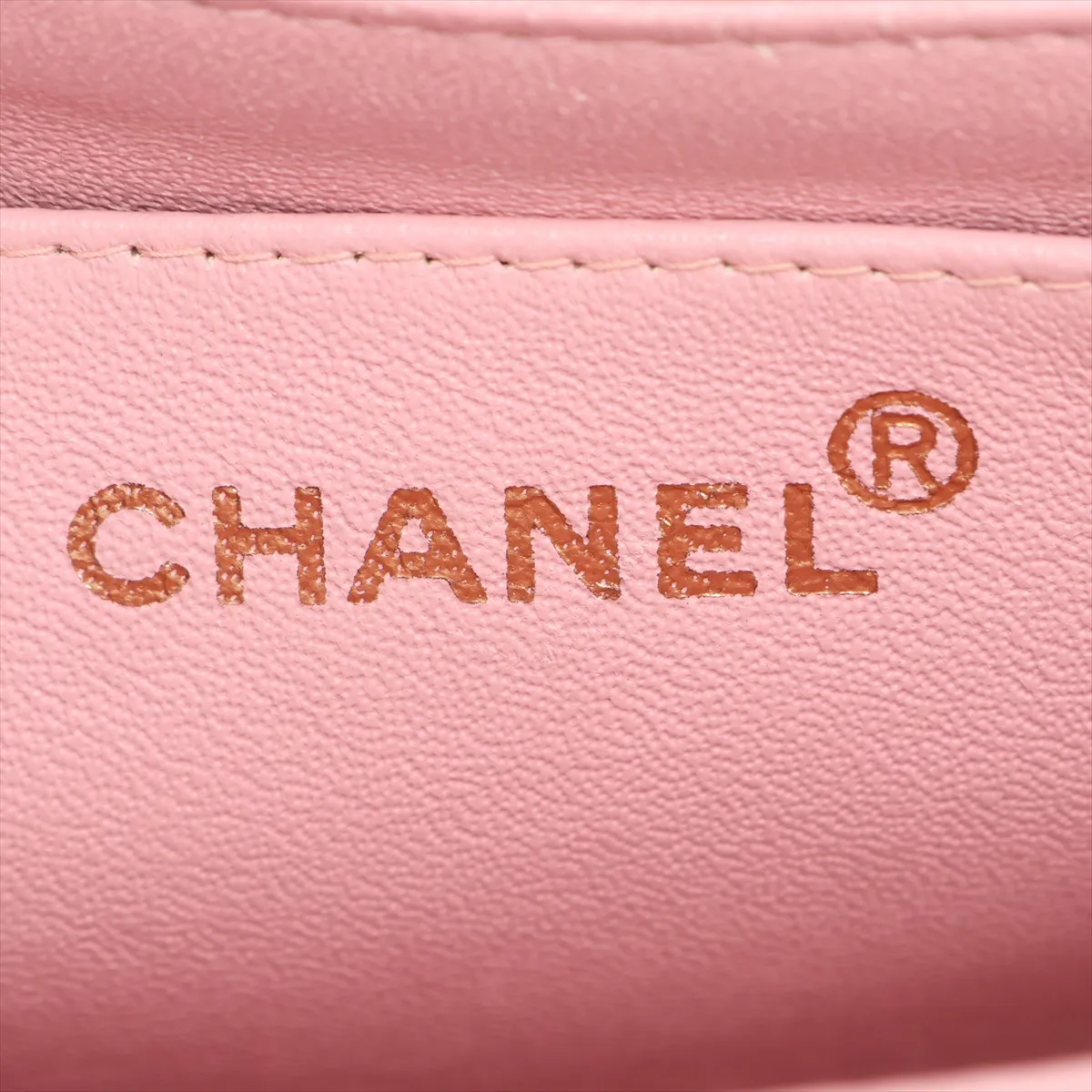 Matelassé Lambskin Chain Shoulder Bag, Tortoiseshell Pink with Pink Hardware, 5351618, Series 5 — view 11