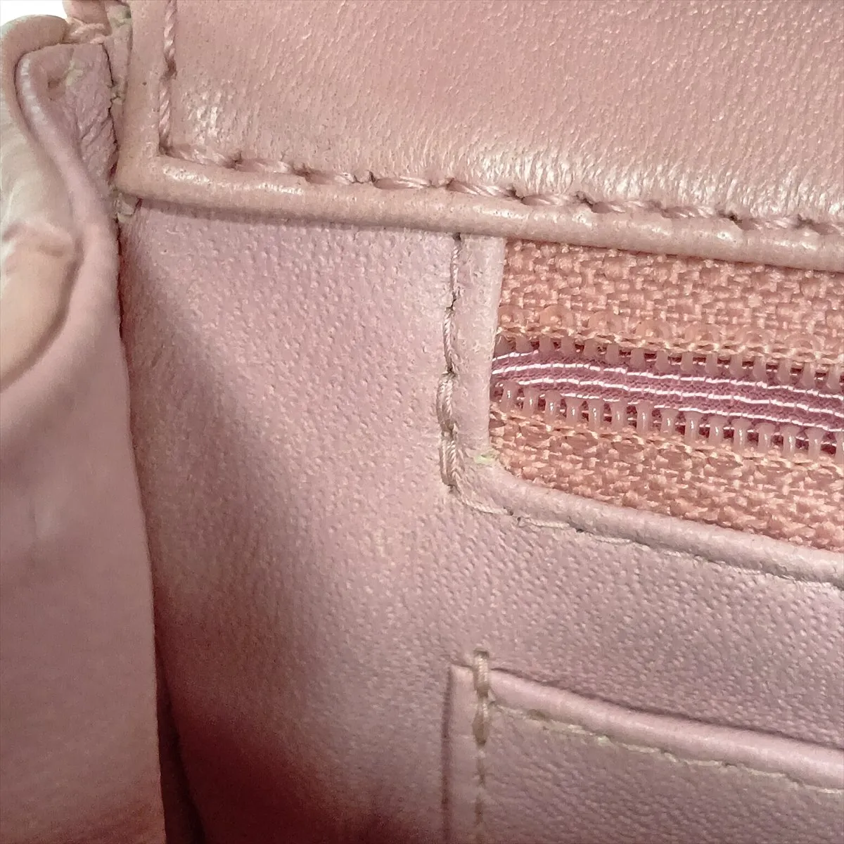 Matelassé Lambskin Chain Shoulder Bag, Tortoiseshell Pink with Pink Hardware, 5351618, Series 5 — view 15