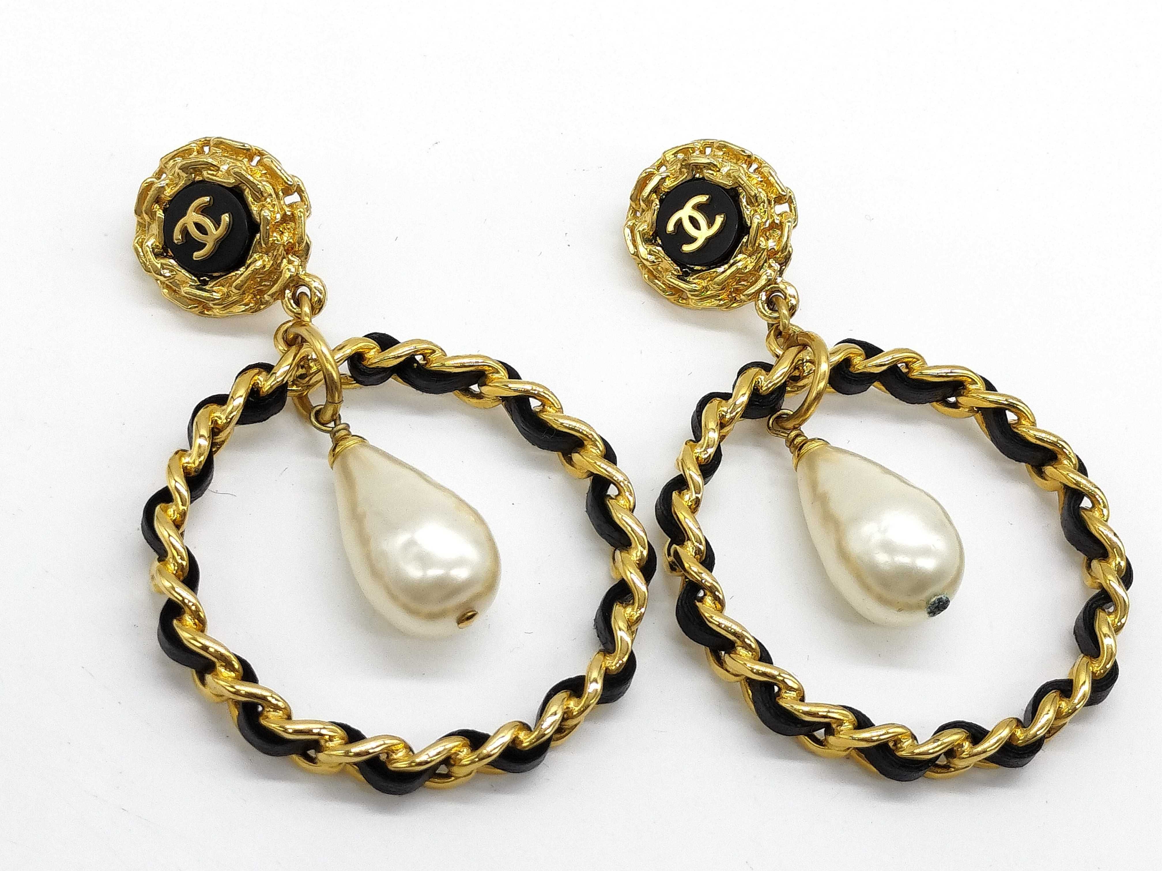 Coco Mark 95A Round/Pearl Earrings