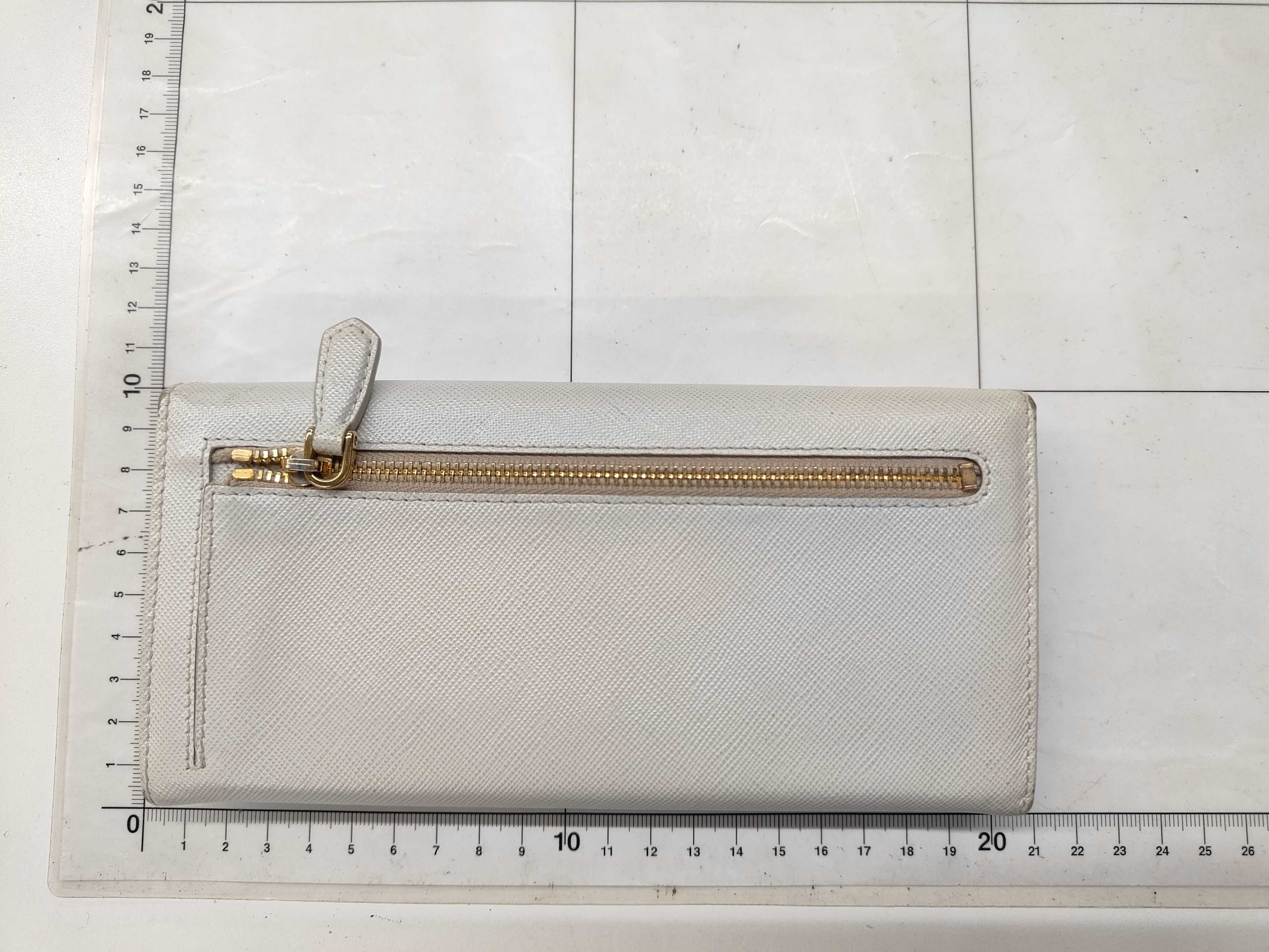 Saffiano Leather Long Wallet — view 2