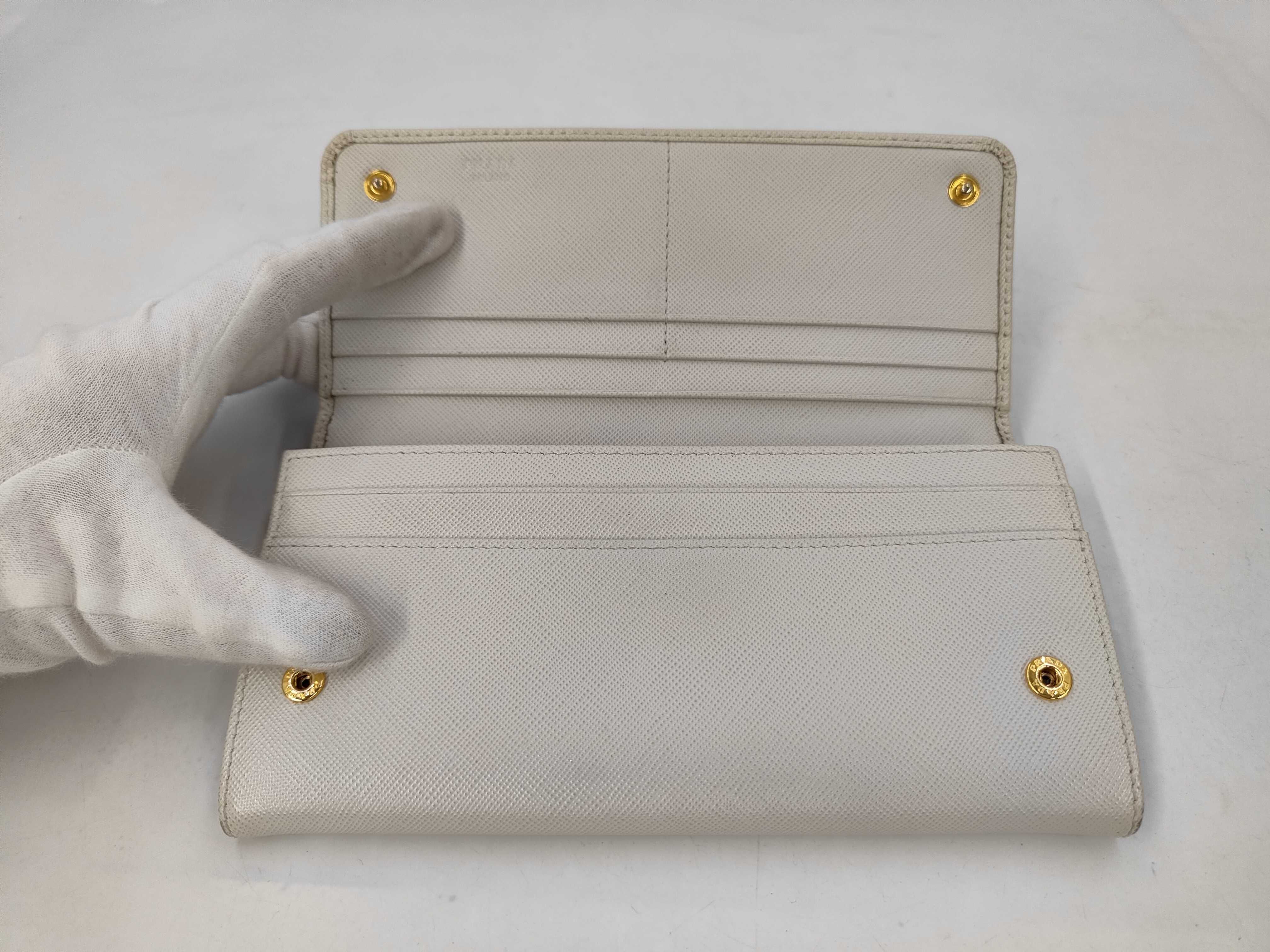 Saffiano Leather Long Wallet — view 6