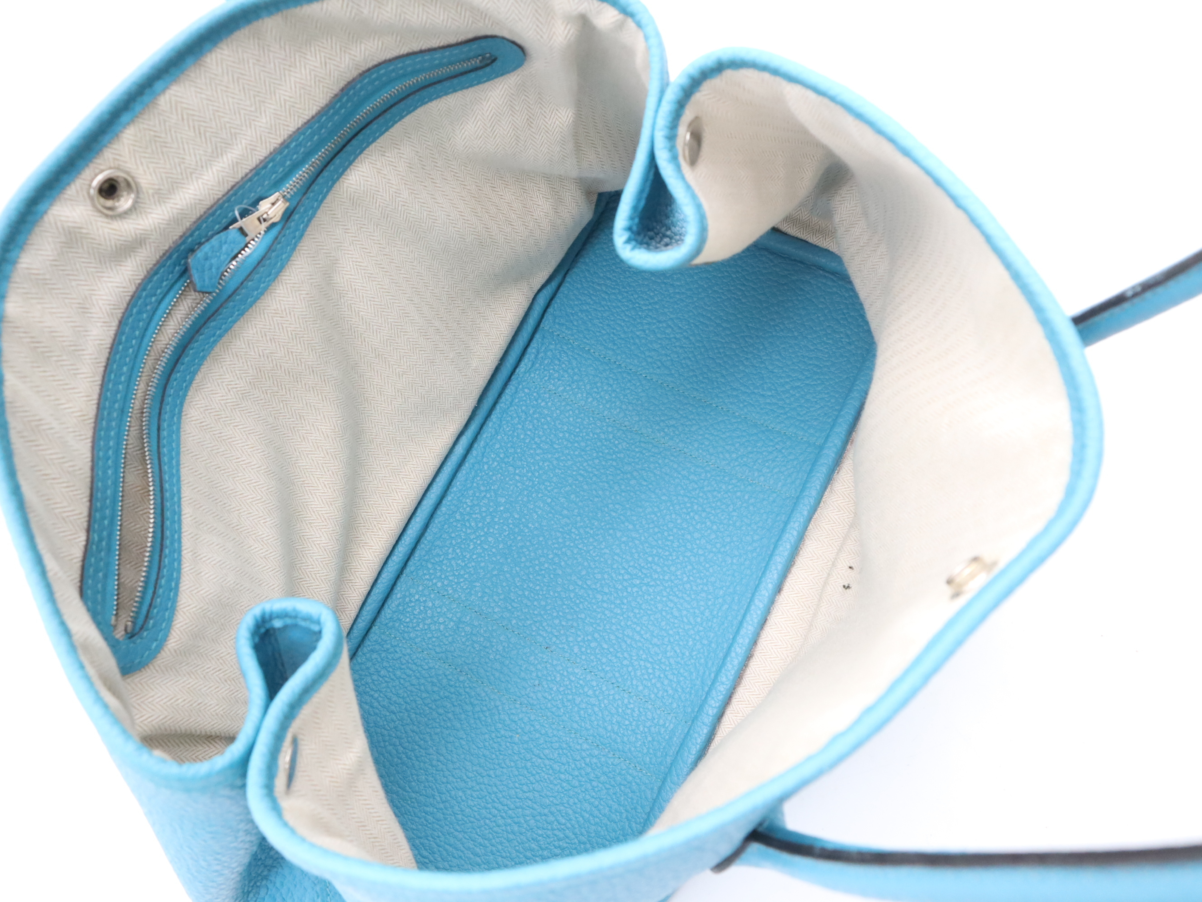 Toile Officier Garden Party PM Light Blue R stamp 2014 Tote Bag — view 11