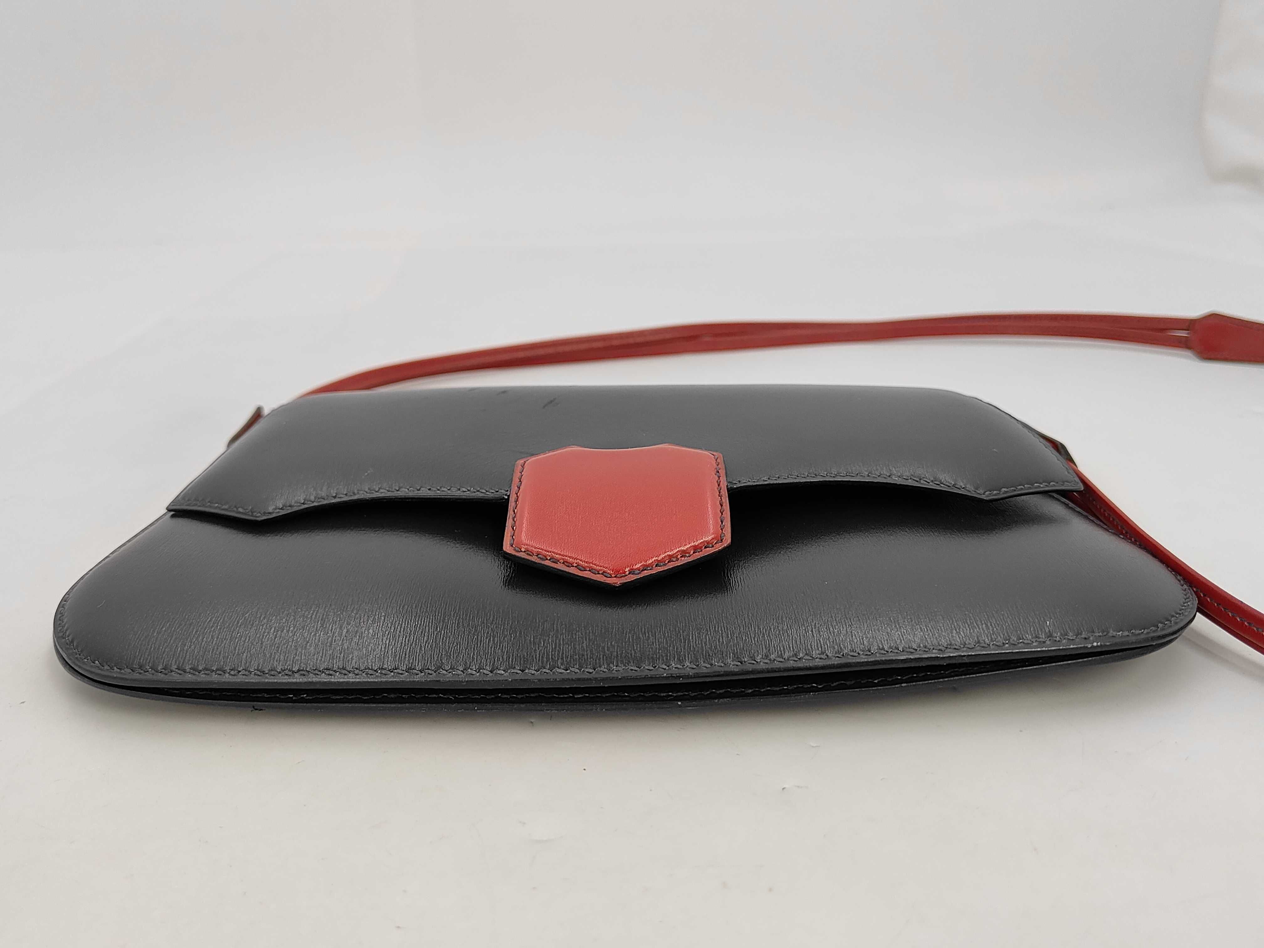 Vintage Box Calfskin Shoulder Clutch Bag O Stamp Shoulder Bag — view 4