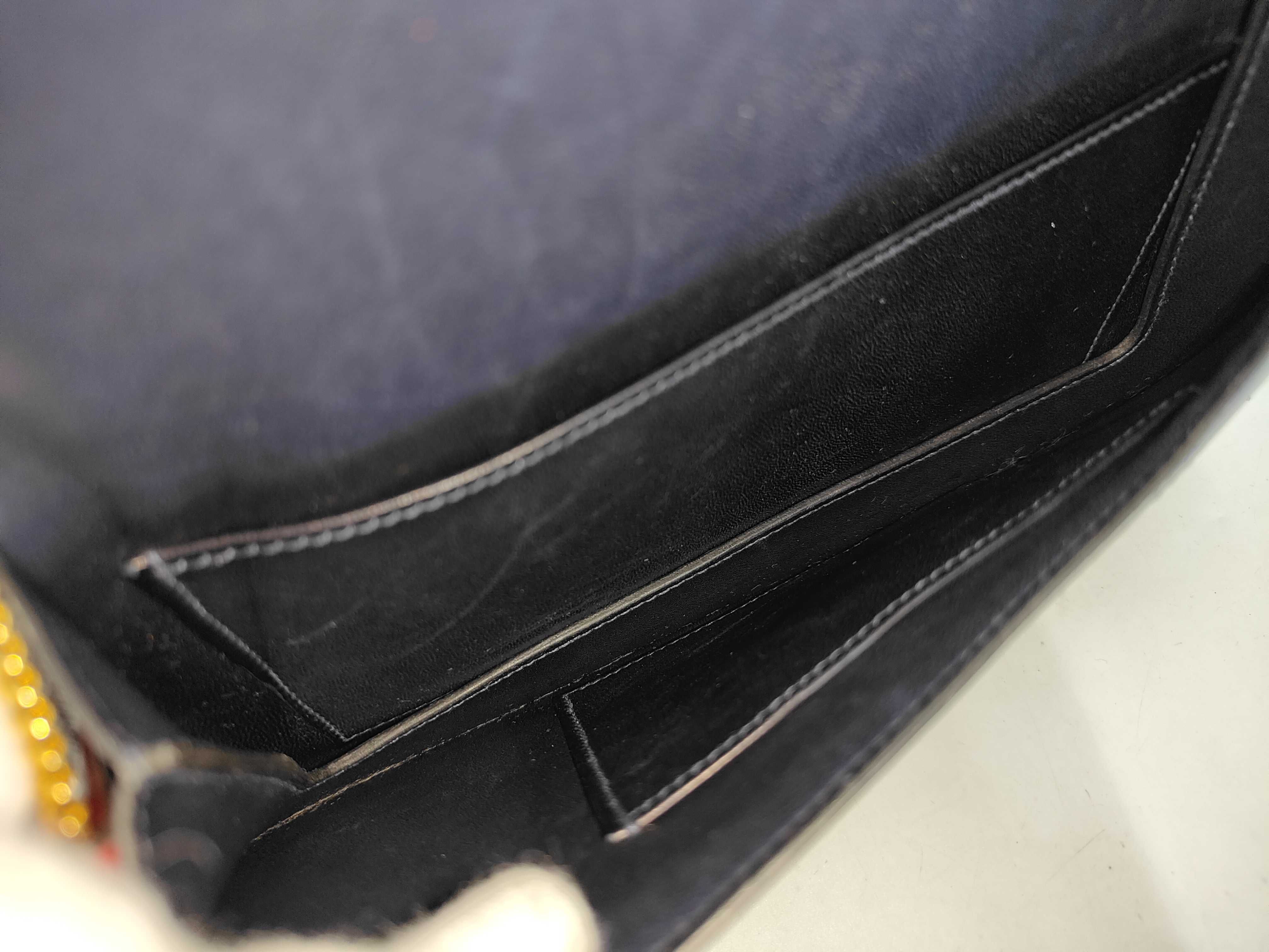 Vintage Box Calfskin Shoulder Clutch Bag O Stamp Shoulder Bag — view 9