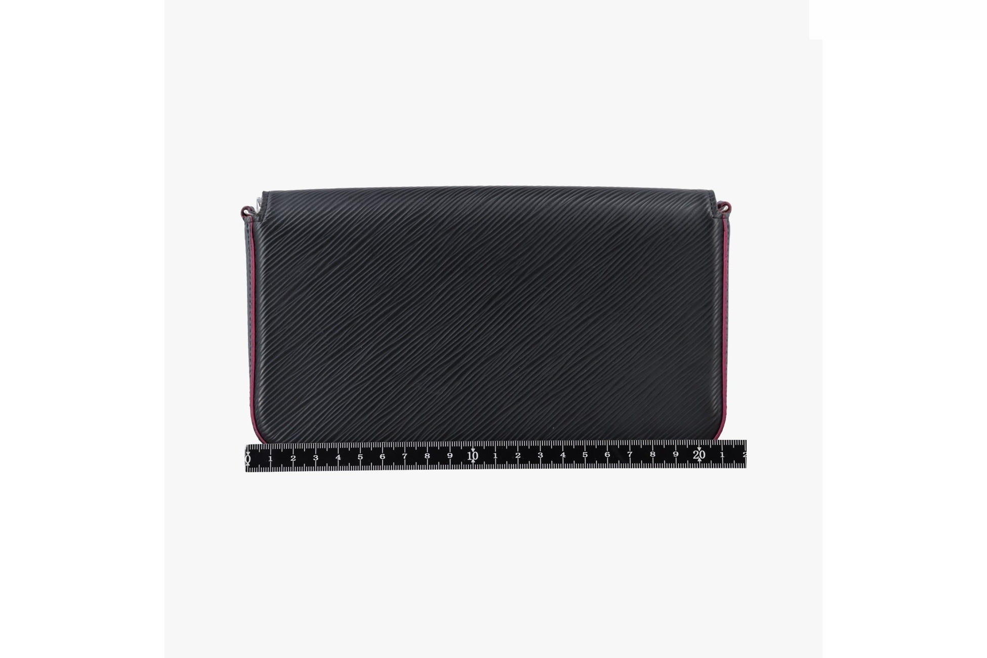 Pochette Felice Epi Noir x Pink — view 2