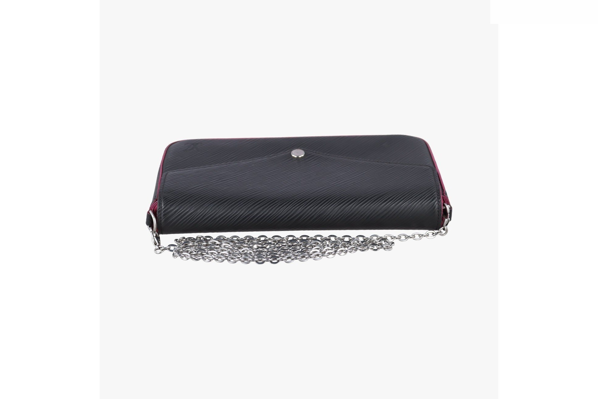 Pochette Felice Epi Noir x Pink — view 5