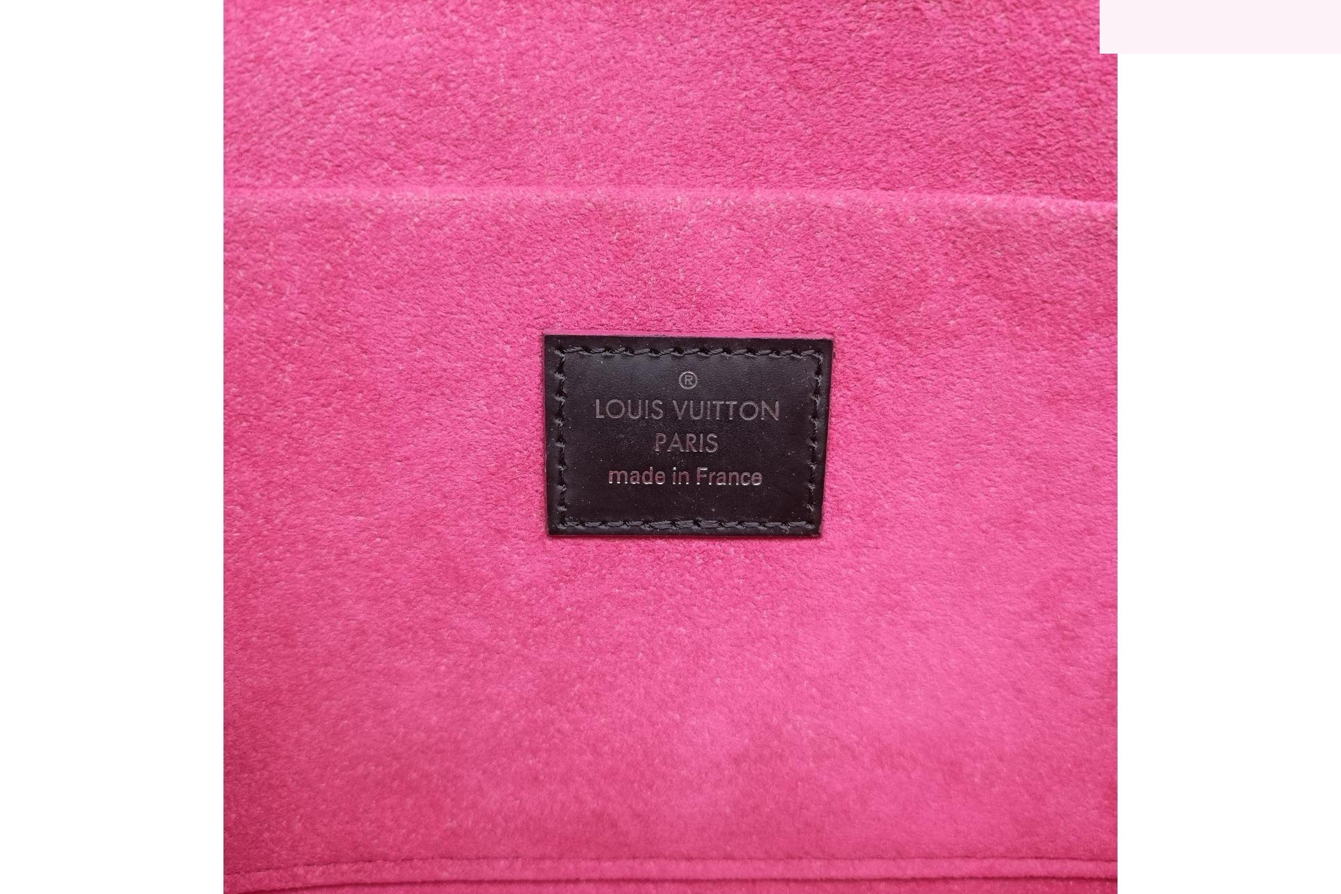 Pochette Felice Epi Noir x Pink — view 7
