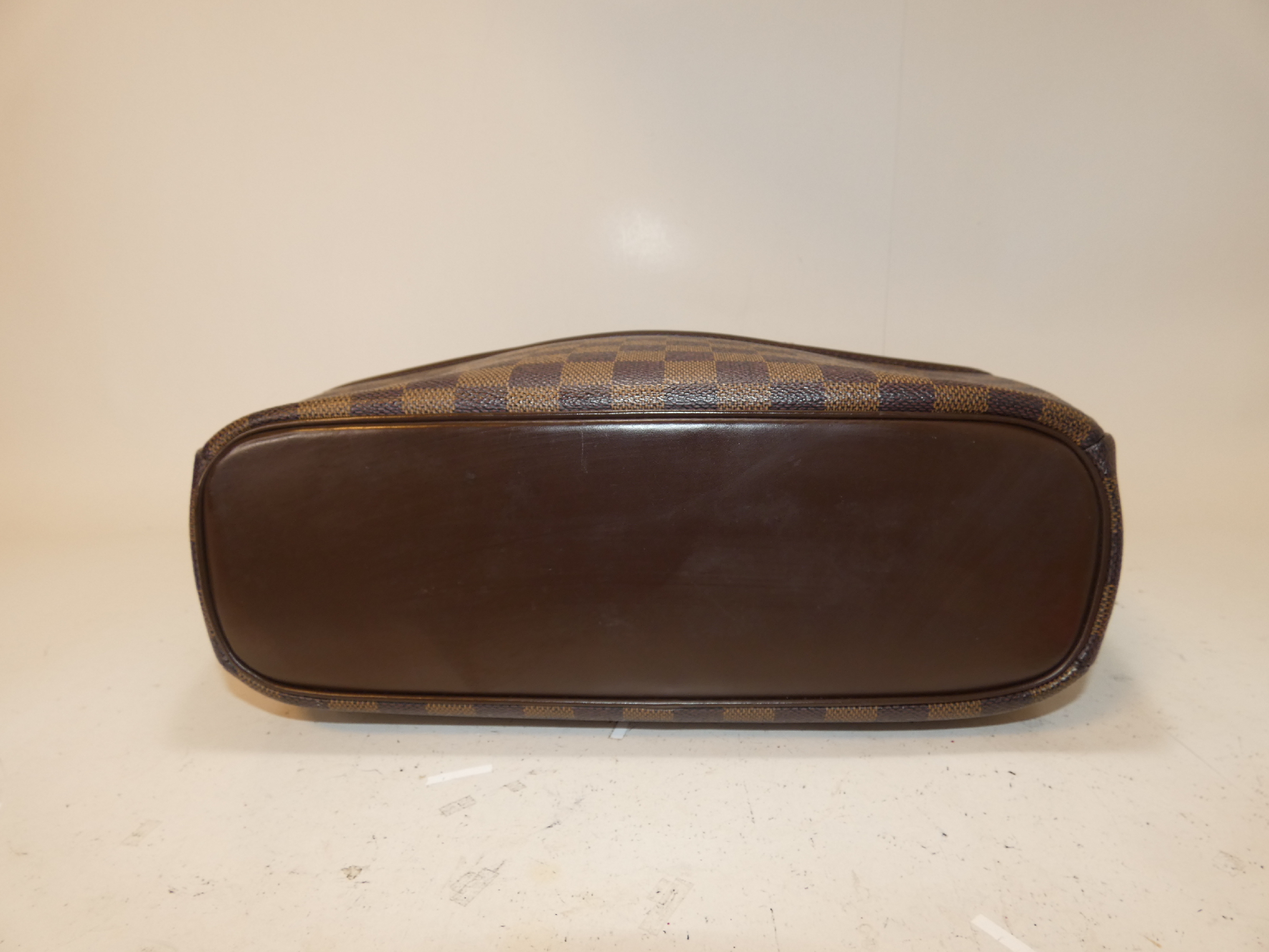 Saria Horizontal Damier Boston Handbag — view 6