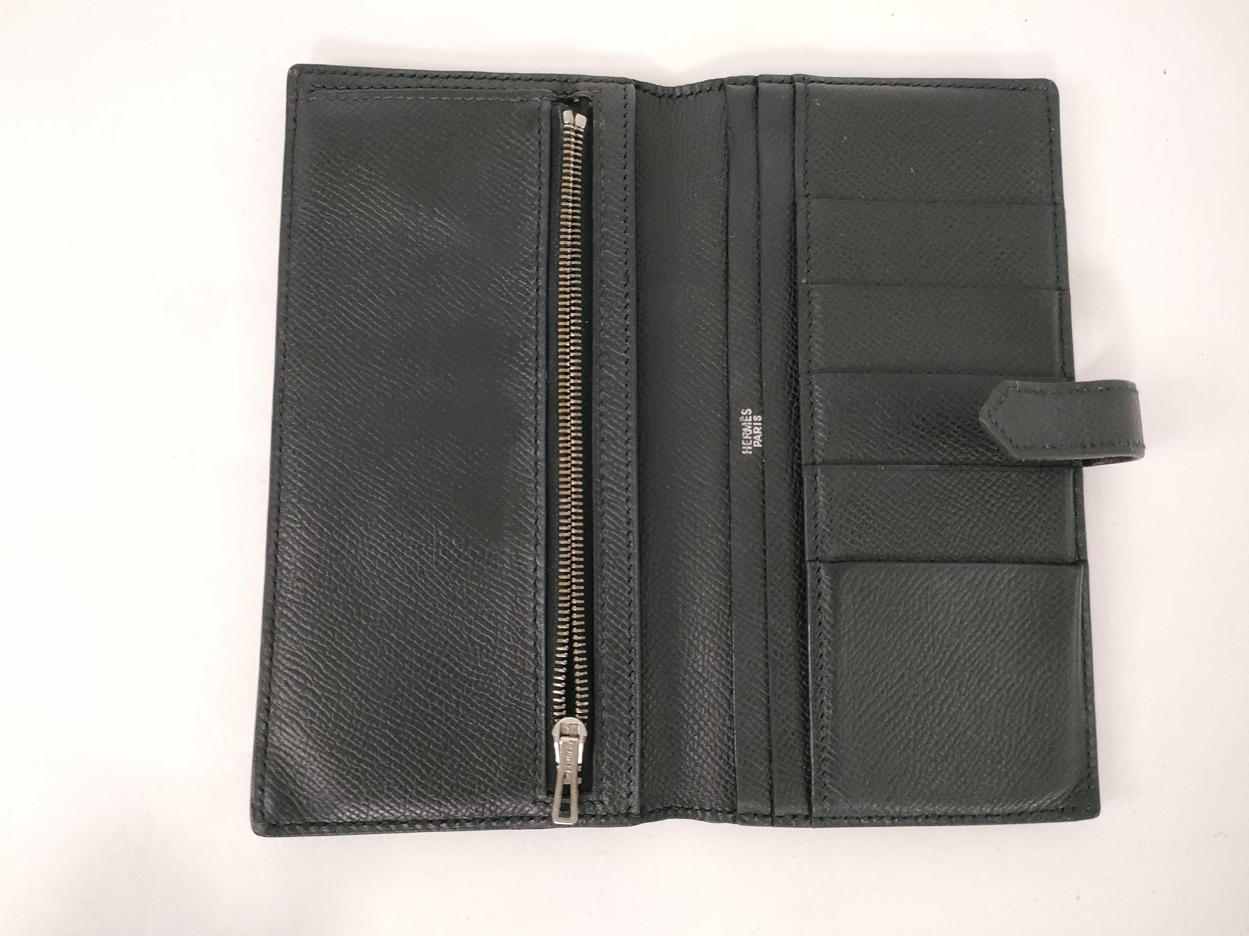 Bearn Hermes Bearn Classic Stamped K Wallet — view 7
