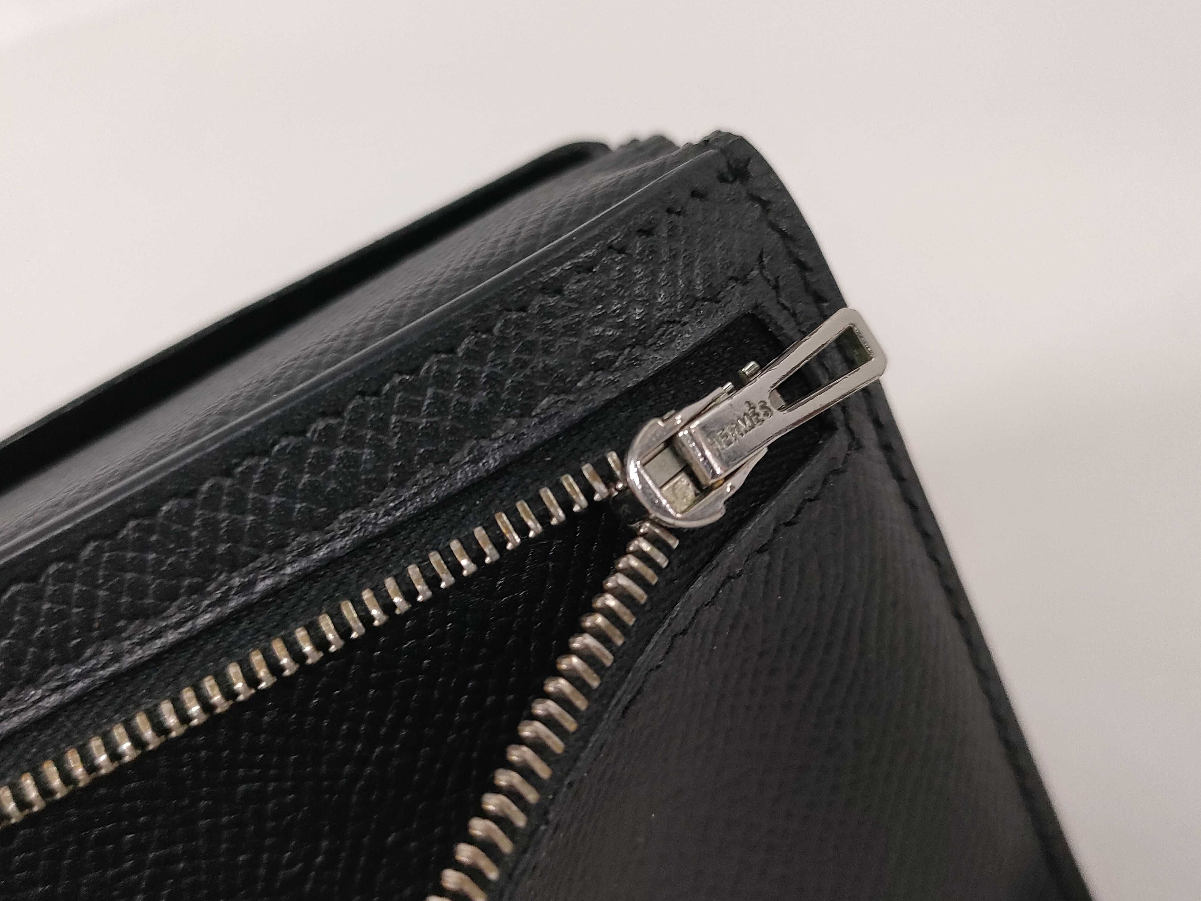 Bearn Hermes Bearn Classic Stamped K Wallet — view 10