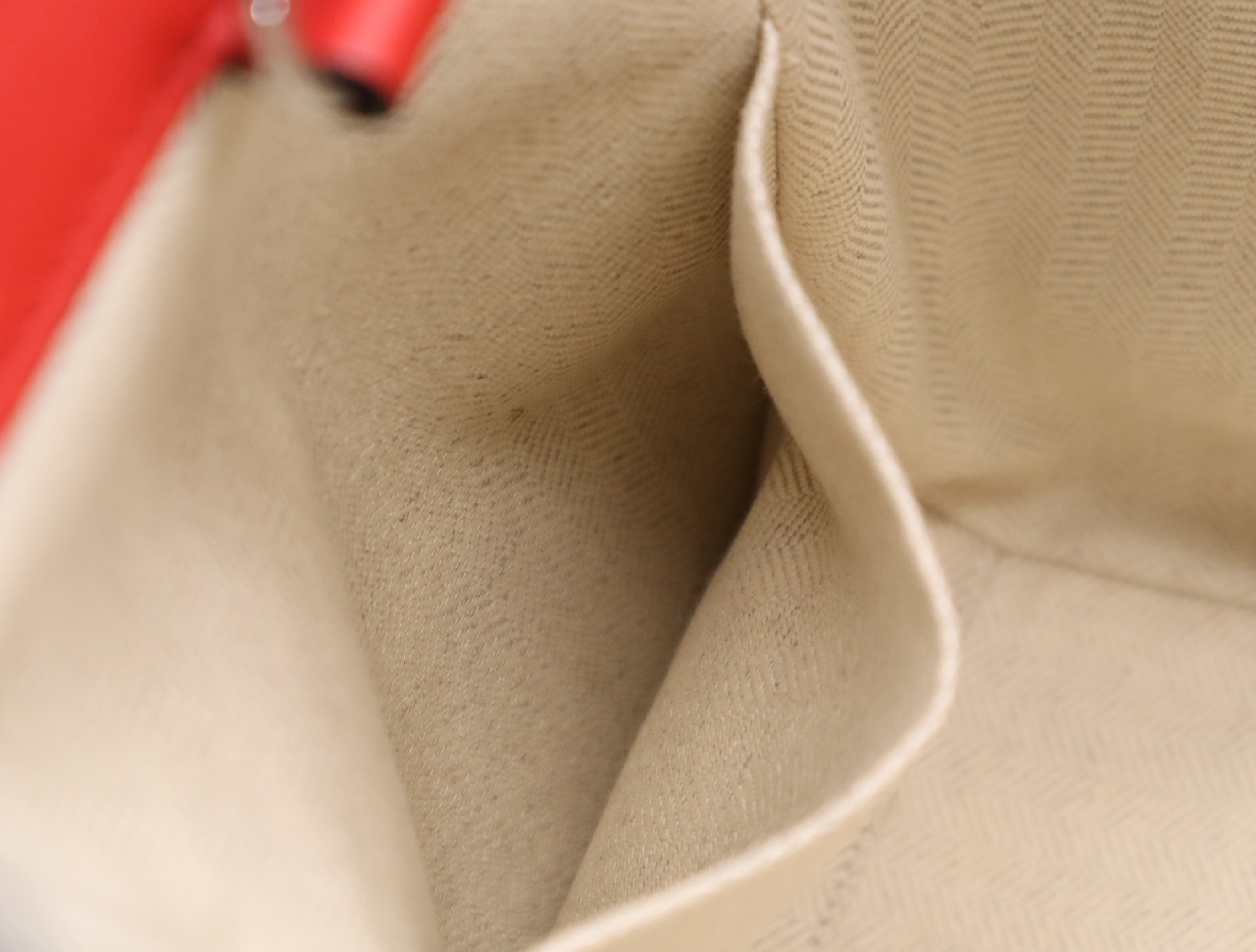 Leather Hammock Bag Small Red Shoulder Bag — view 13