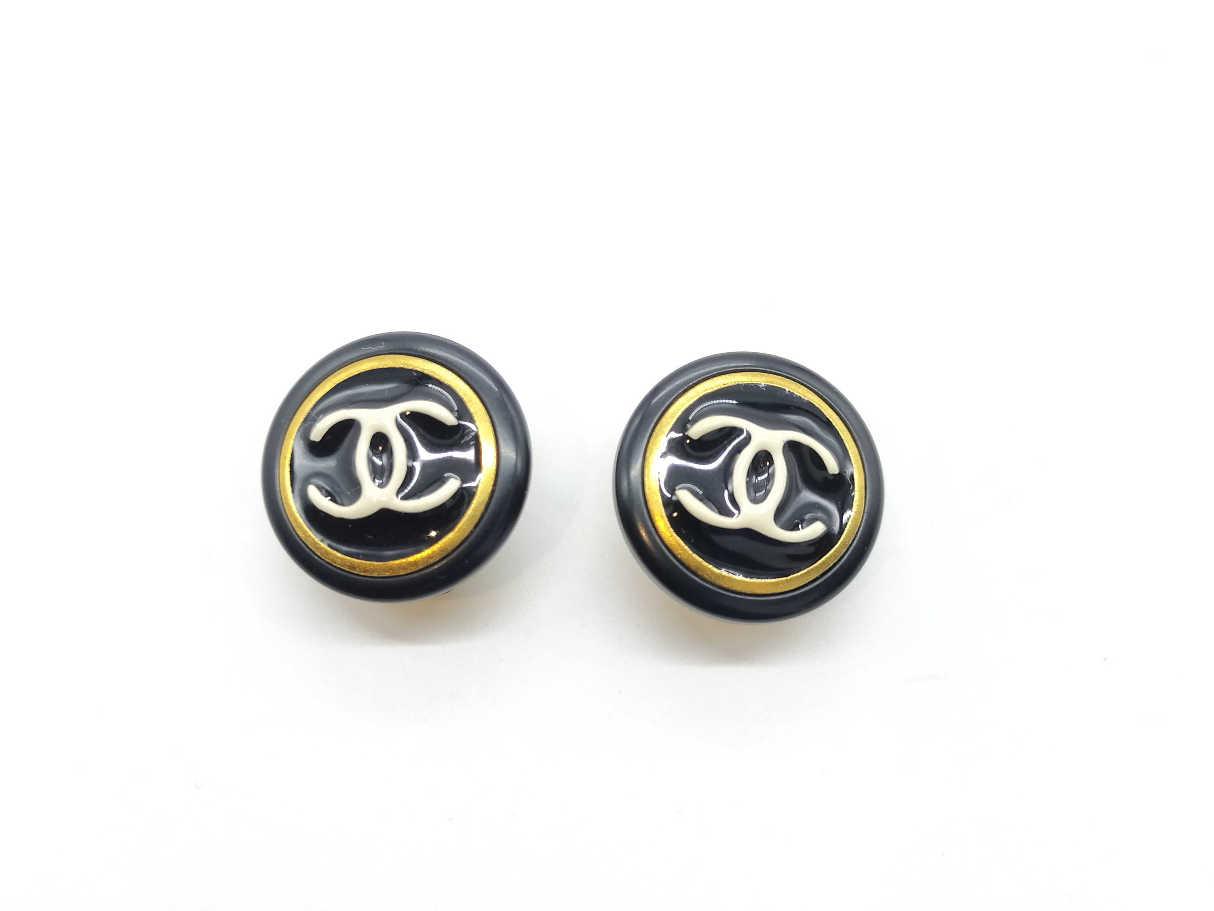 97P Earrings, Black Earrings