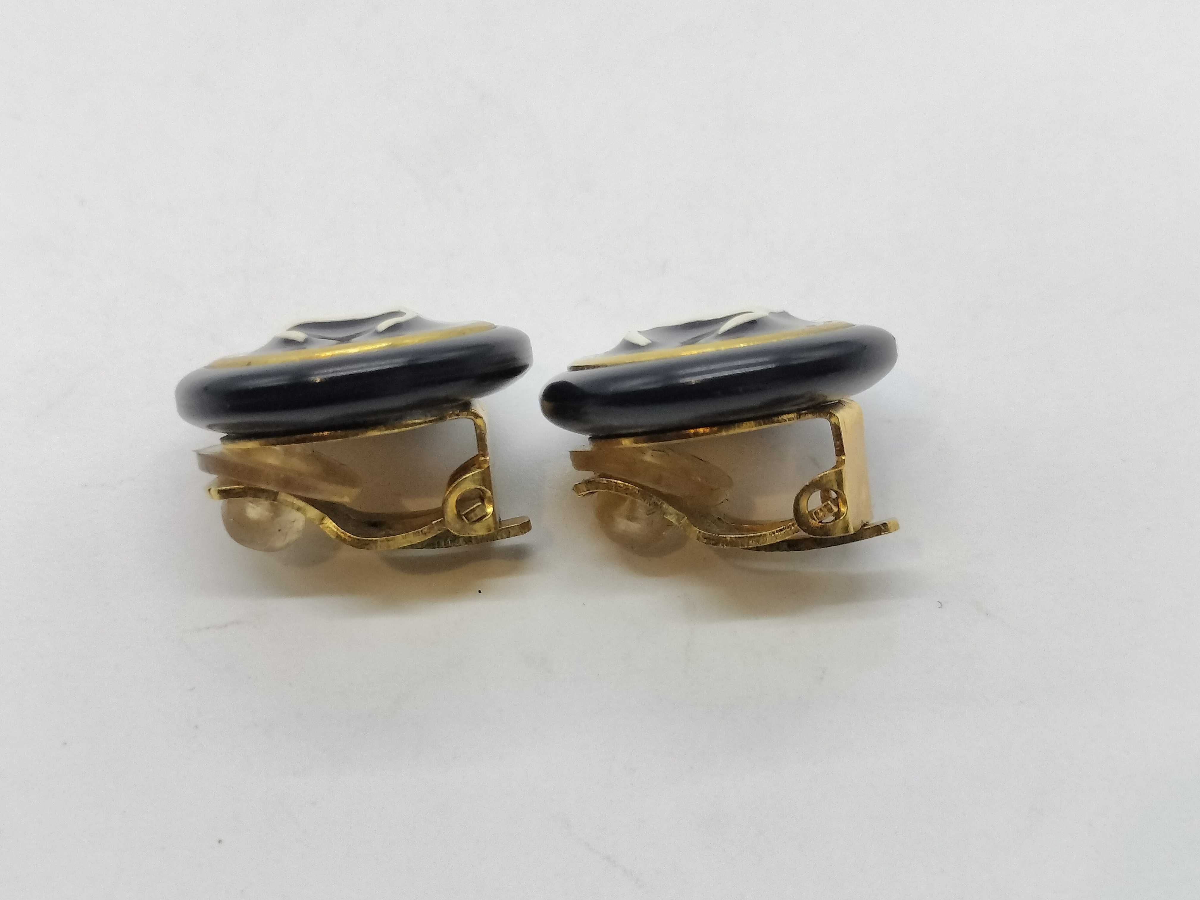 97P Earrings, Black Earrings — view 3