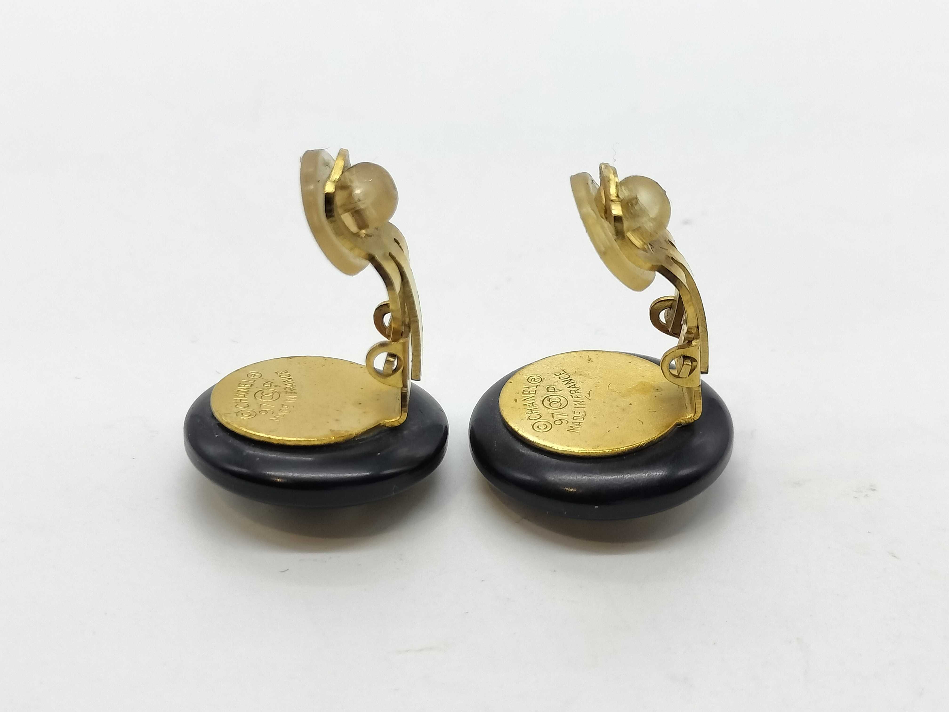 97P Earrings, Black Earrings — view 5