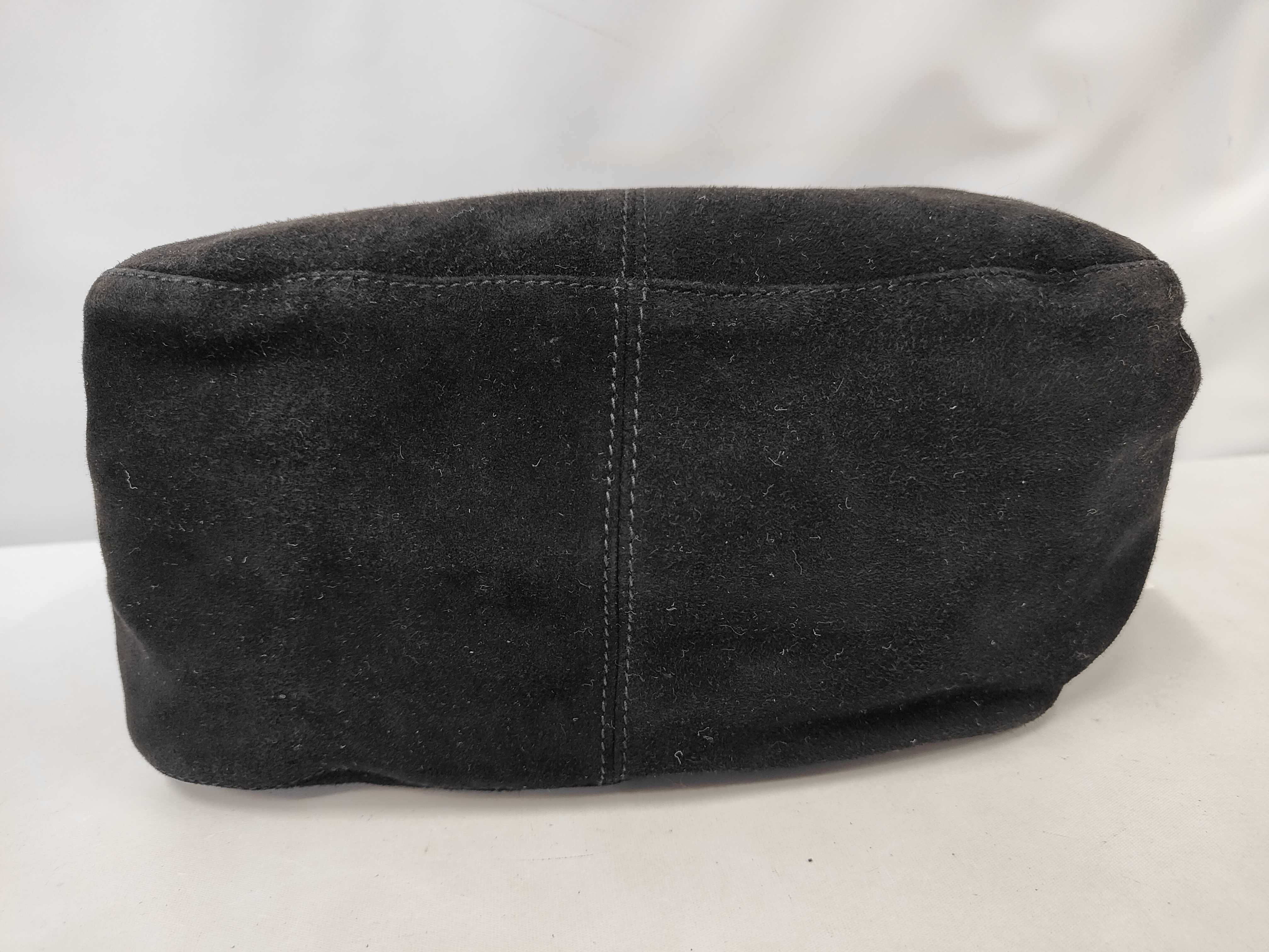Mamma One-Shoulder Suede Black Shoulder Bag — view 3