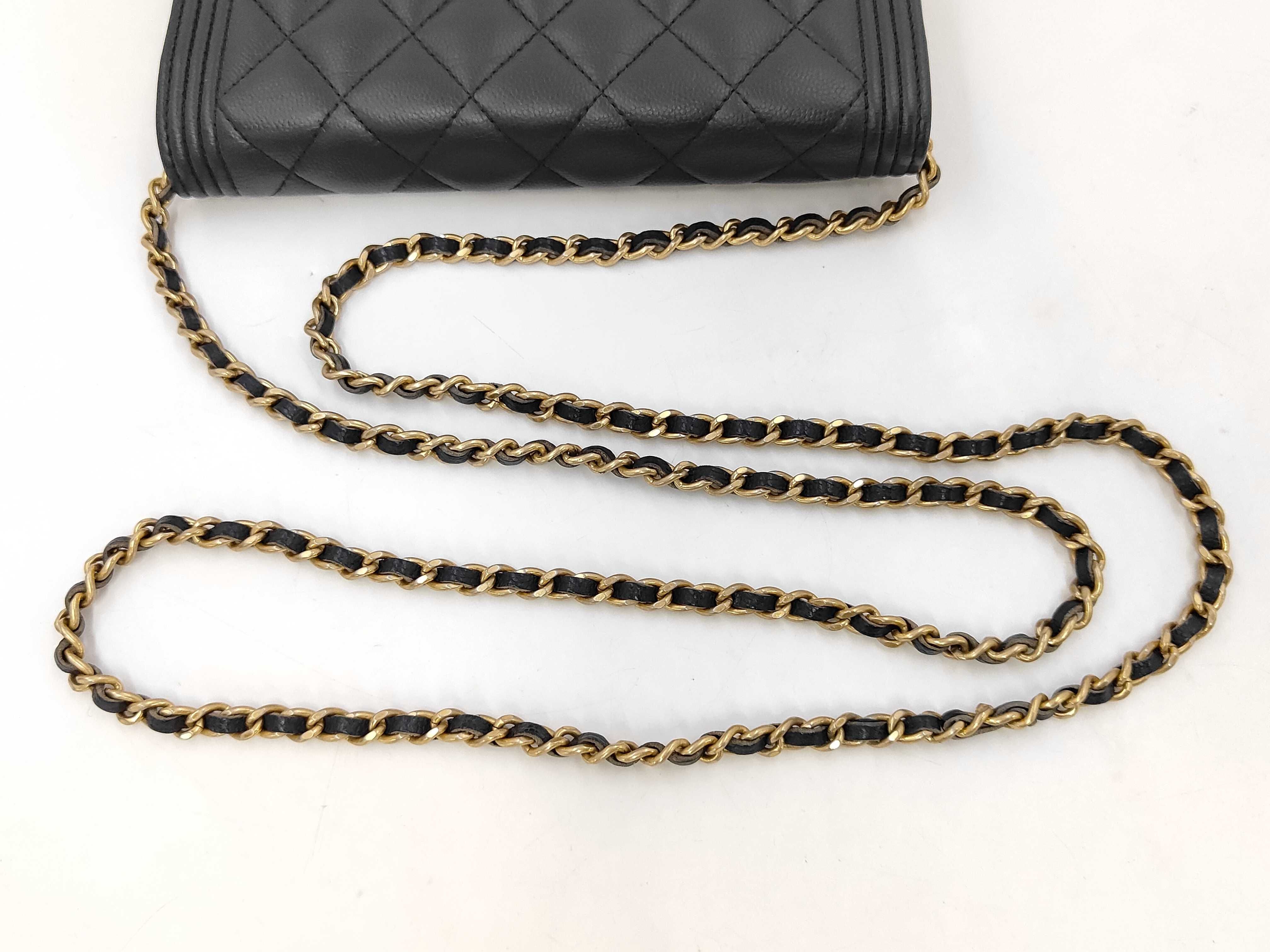 BOY WOC Chain Wallet, Navy, Shoulder Bag — view 5