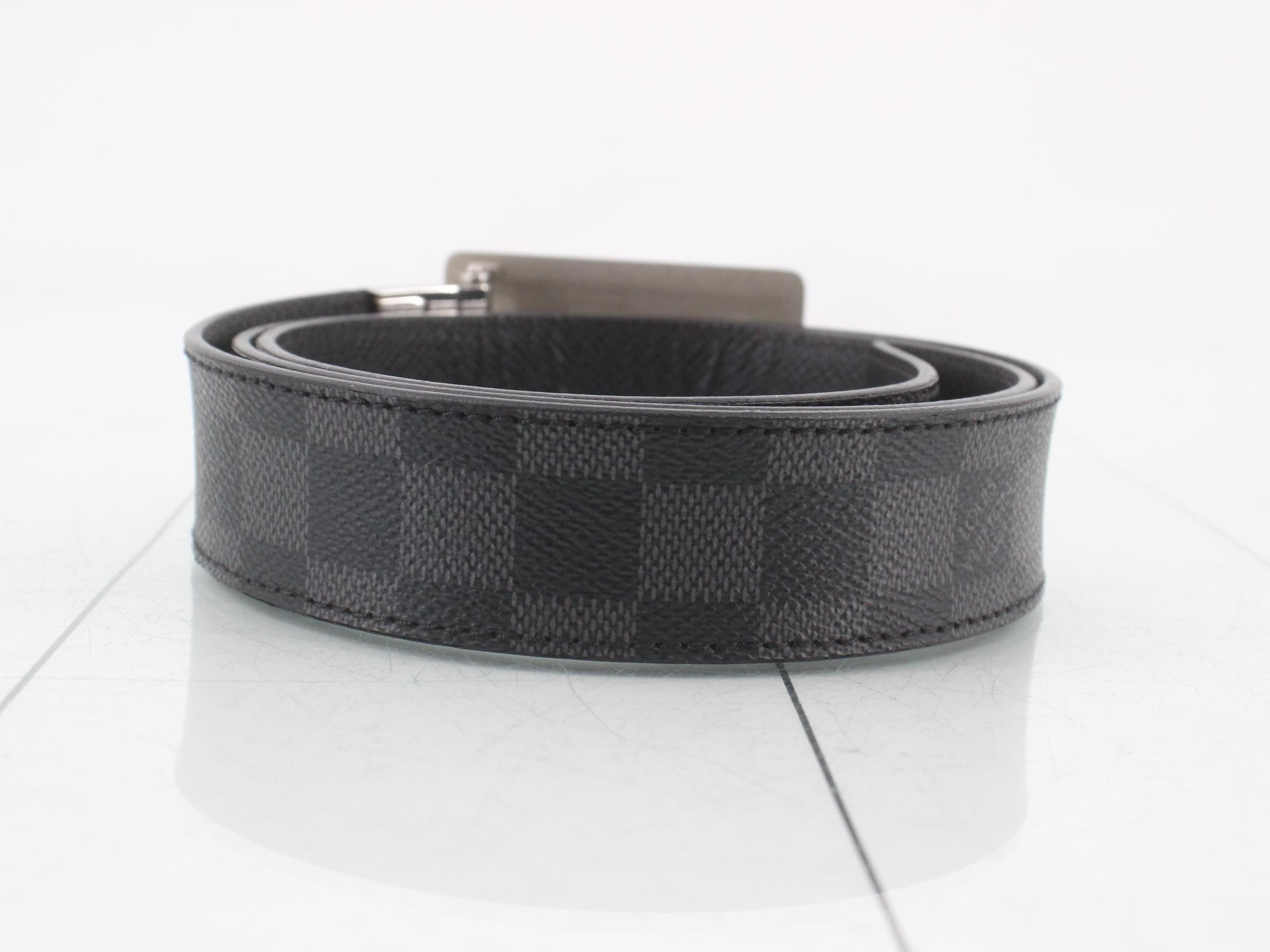 Damier Graphite Belt — view 2