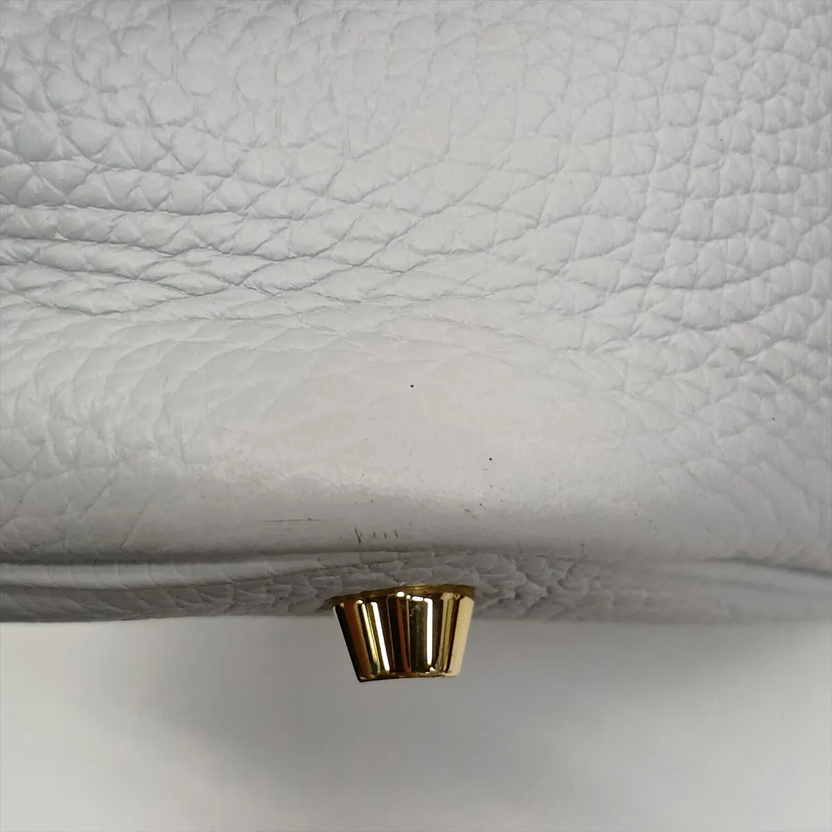 Picotin Lock 18 PM, Taurillon Clemence leather, Pale Blue, Gold hardware, Z: 2021, Key not included. — view 11