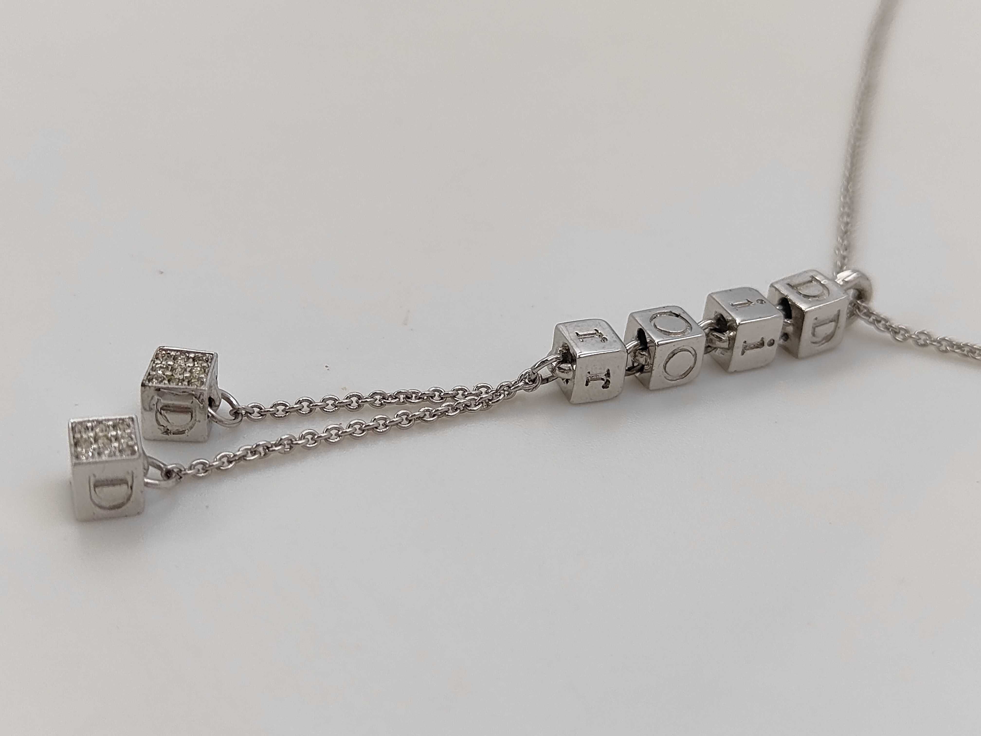 Dice Lariat Necklace (Dice Cube Necklace) — view 4