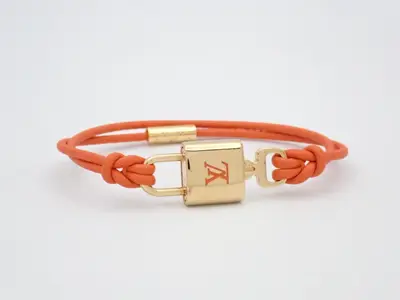 LV Padlock Bracelet M8522F, Wrist size approximately 15cm