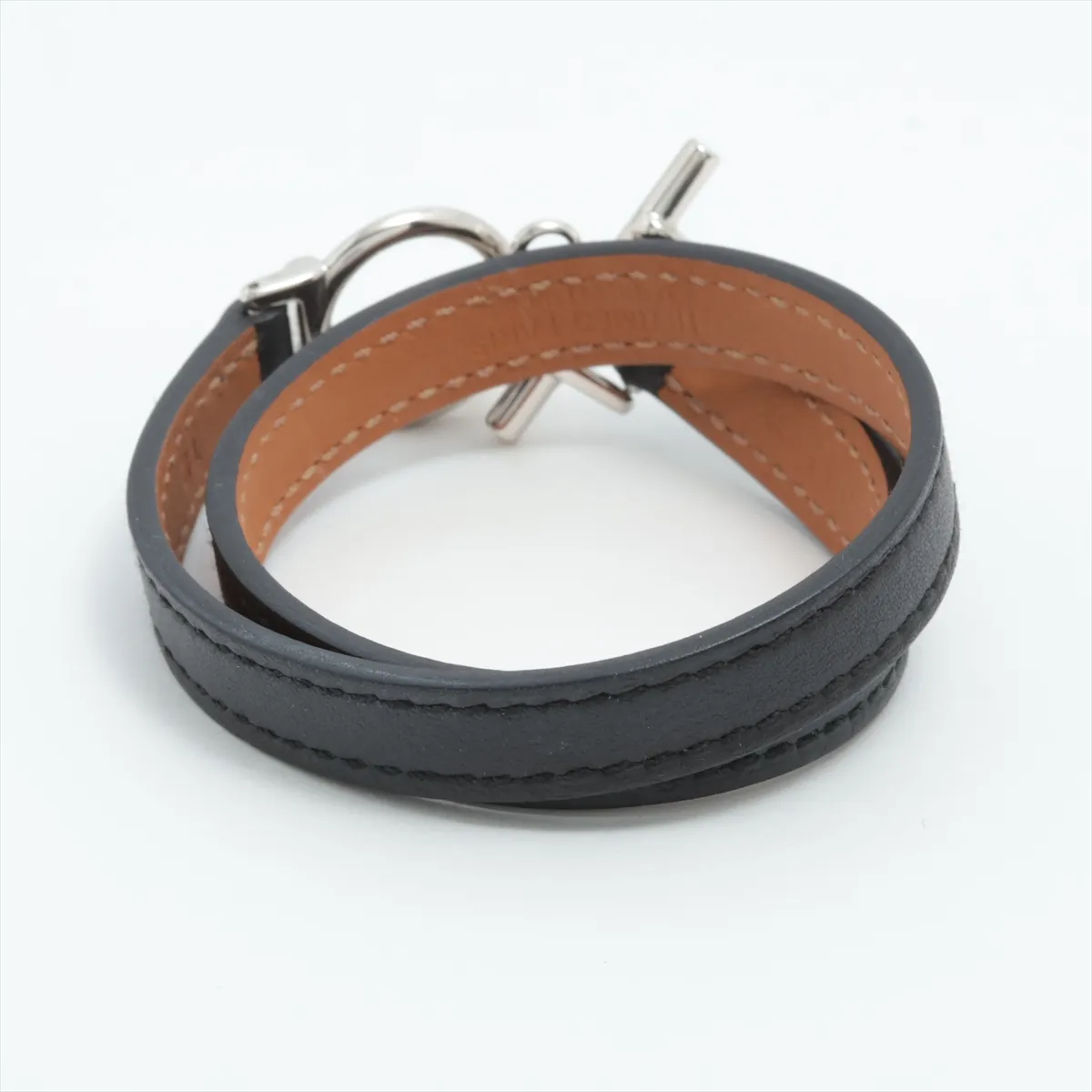 Croisière Double Tour K stamp: 2025 Bracelet T2 Leather Black — view 2