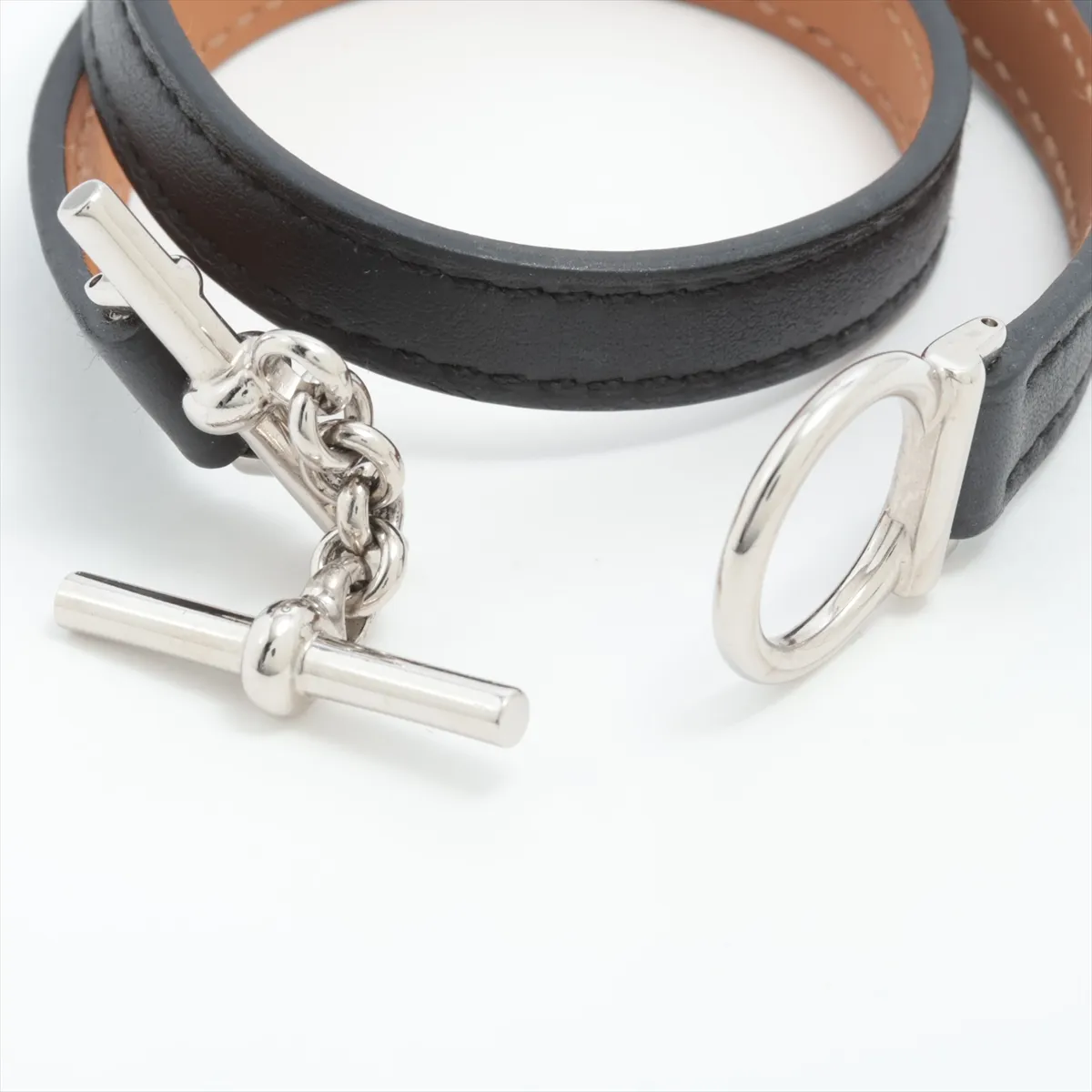 Croisière Double Tour K stamp: 2025 Bracelet T2 Leather Black — view 5